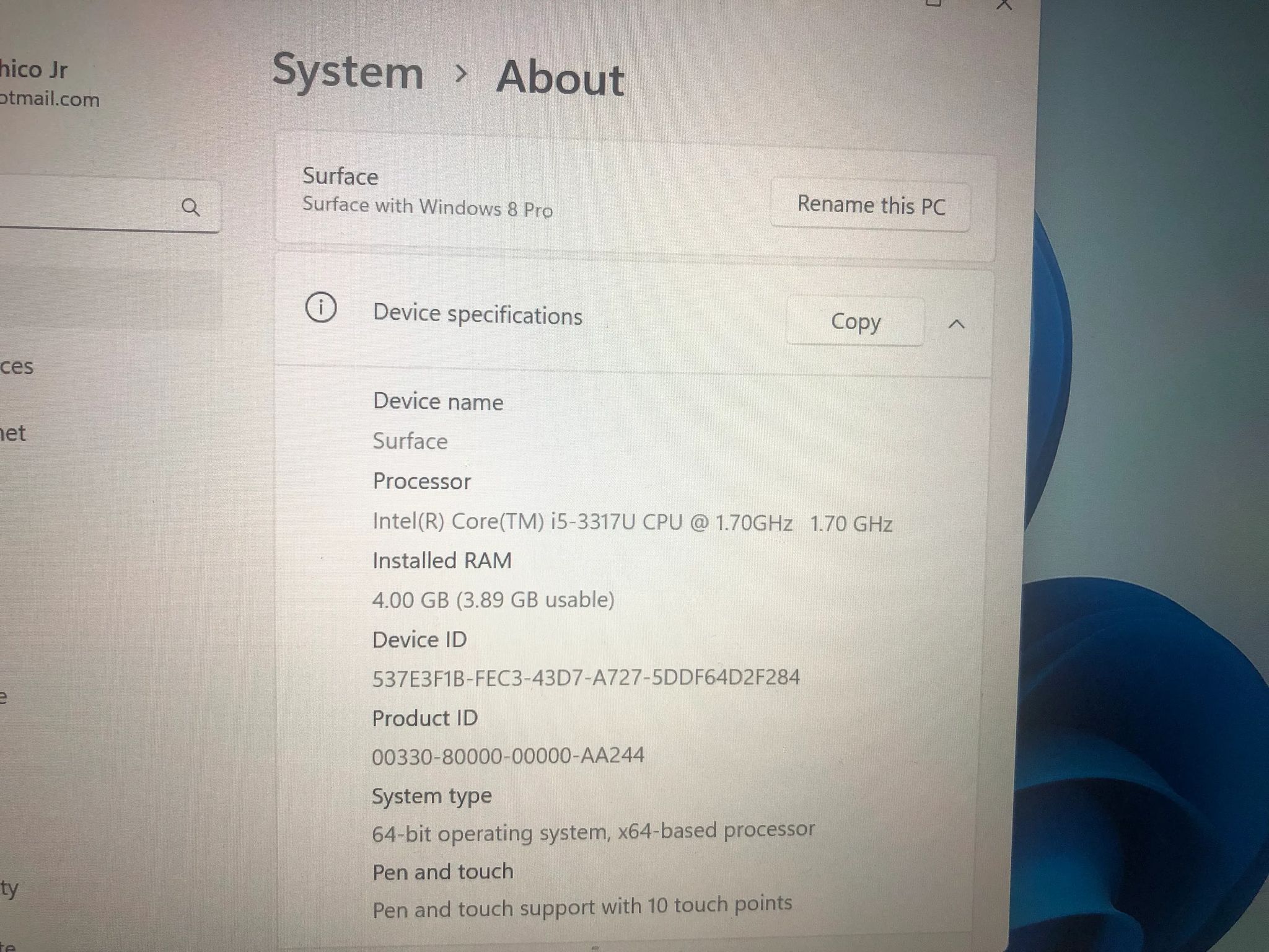 Microsoft Surface Pro 1st Generation