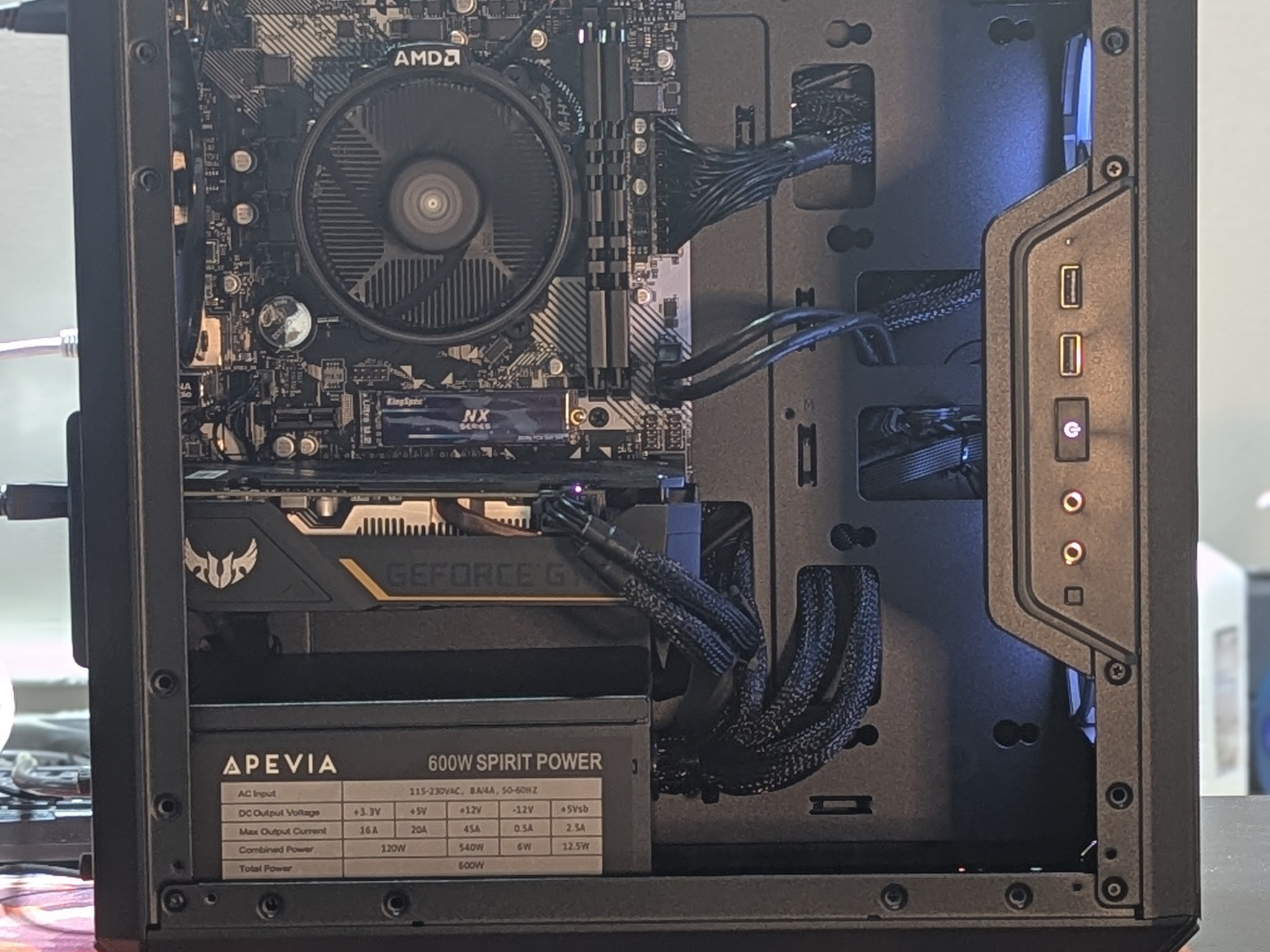 GAMING PC |AMD RYZEN 5 5600GT|16GB DDR4 3200|ASUS TUF GAMING 1660 SUPER|512GB SSD|WINDOWS 11 HOME