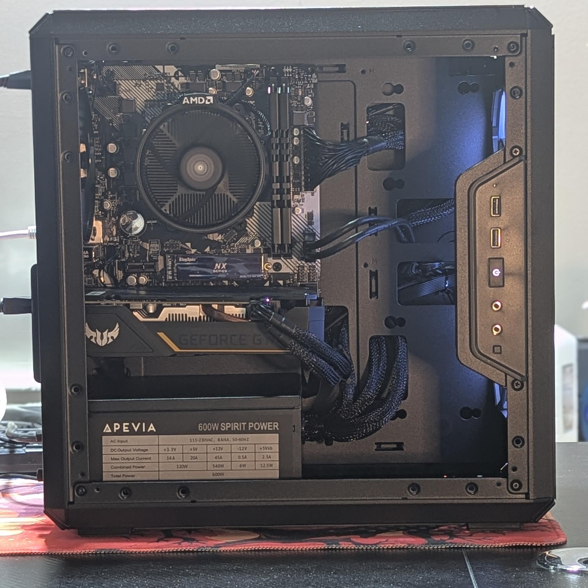 GAMING PC |AMD RYZEN 5 5600GT|16GB DDR4 3200|ASUS TUF GAMING 1660 SUPER|512GB SSD|WINDOWS 11 HOME