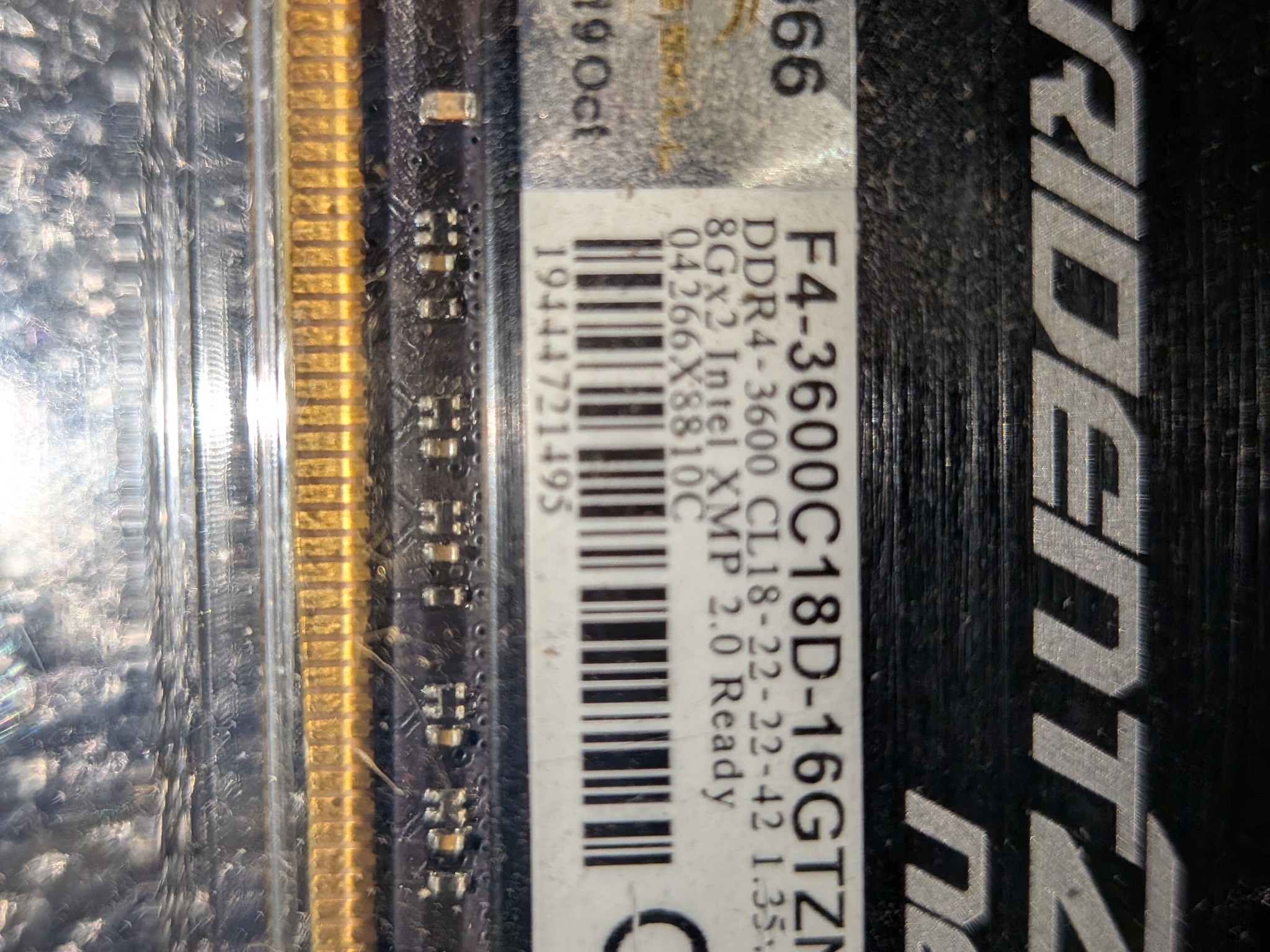 G.SKILL Trident Z Neo Series DDR4 RAM (XMP) 16GB (2x8GB) 3600MT/s CL18-22-22-42 1.35V Intel AMD