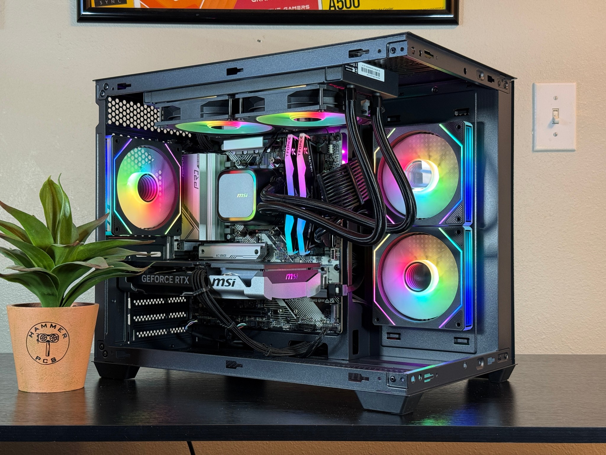 🌈RTX 5060 Ti, AMD Ryzen 5 7600, 1TB SSD, 16gb DDR5🌈 Gaming PC | Fortnite, CoD, Cyberpunk, and more