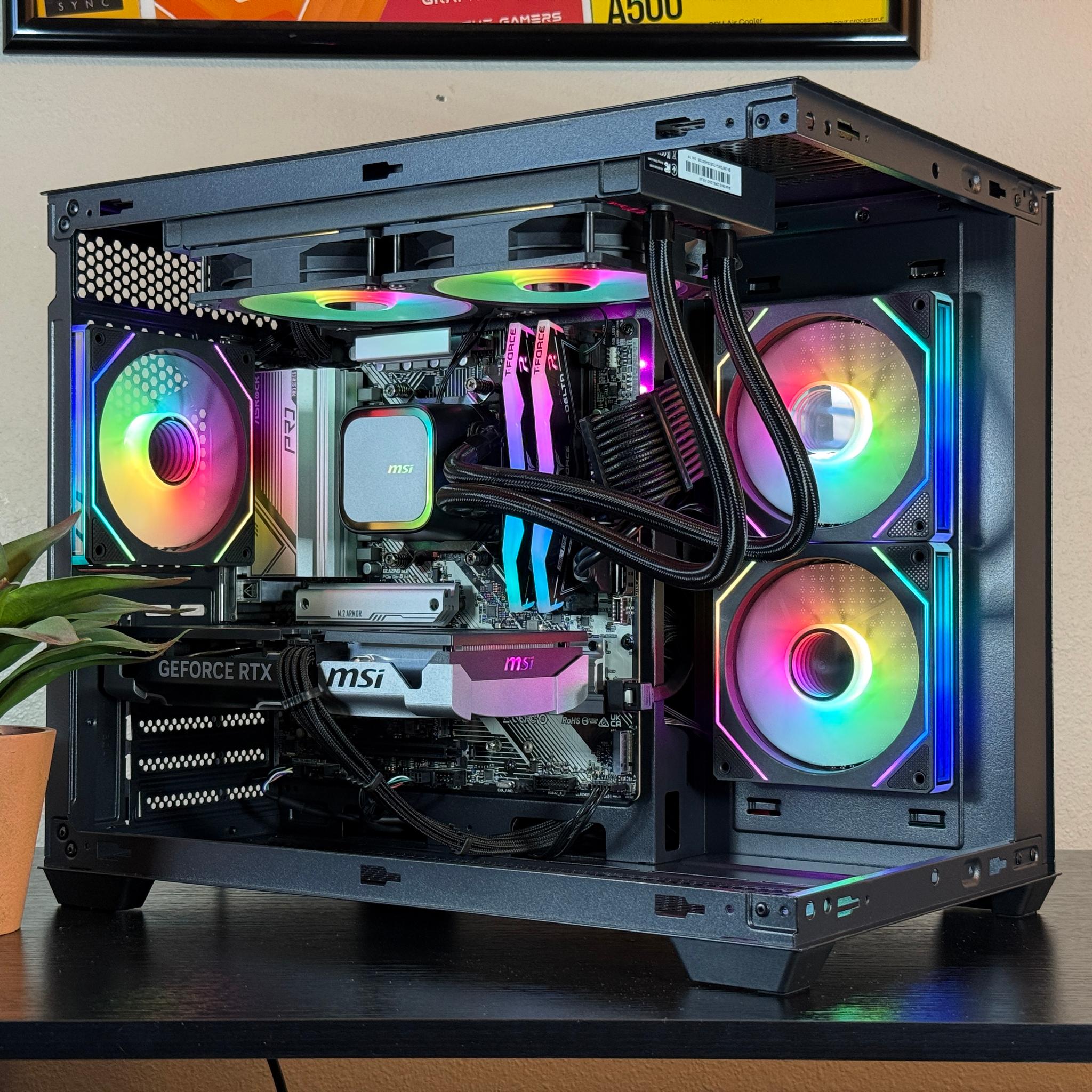 🌈RTX 5060 Ti, AMD Ryzen 5 7600, 1TB SSD, 16gb DDR5🌈 Gaming PC | Fortnite, CoD, Cyberpunk, and more