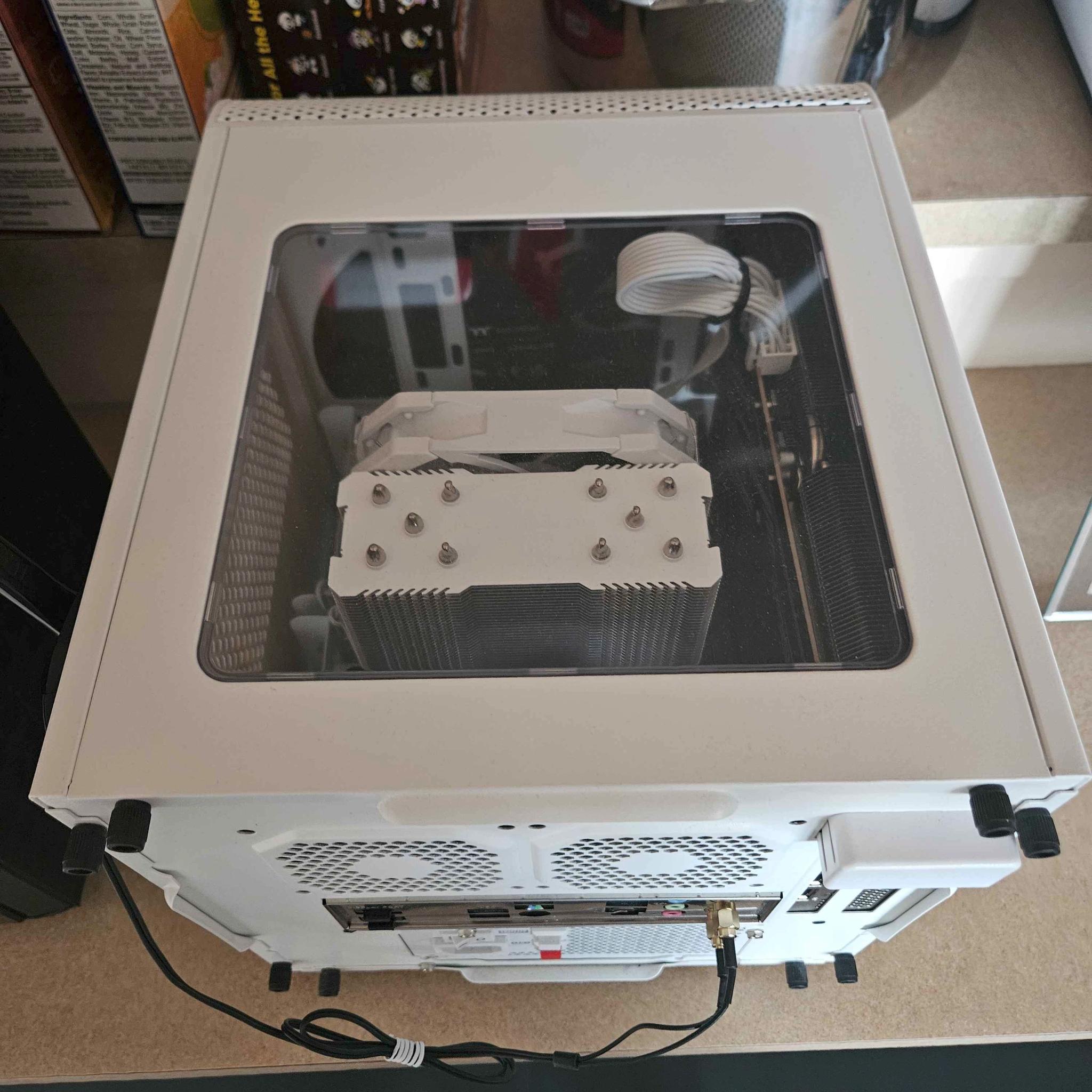 AMD Ryzen 5 5600X3D & Intel Arc A750 Mashup ITX Game Cube w/ 32GB DDR4 3200 mt/s CL16 & 2TB NVMe SSD