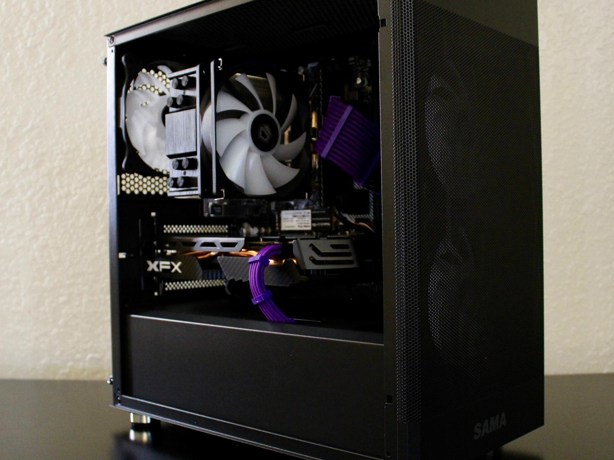 Purple Shadow! Awesome Gaming PC | Ryzen 5 2600 | XFX 580 8GB | 16GB DDR4 | 512GB M.2 | W11 + WiFi |