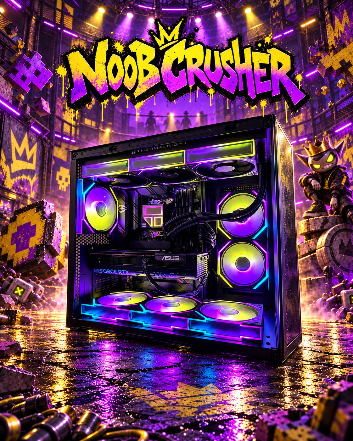 "Noob Crusher V2" Ryzen 7 3700X, RTX 5060 8GB, 32GB DDR4, 1TB Gen4 NVMe