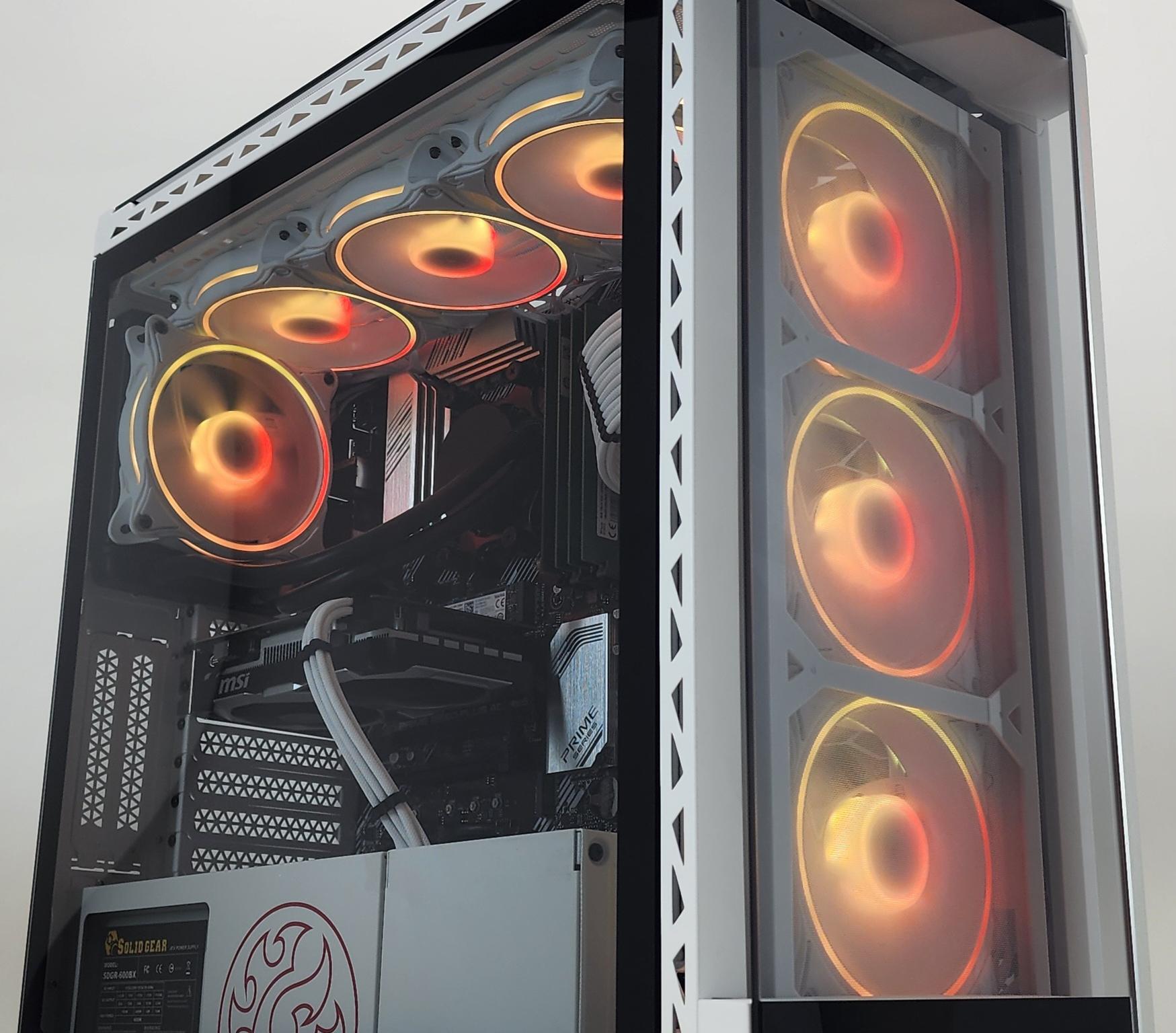 Gaming PC Ryzen 5 5500 16GB RAM 128GB SSD + 500GB HDD GTX 1650 4GB Windows 11 Computer