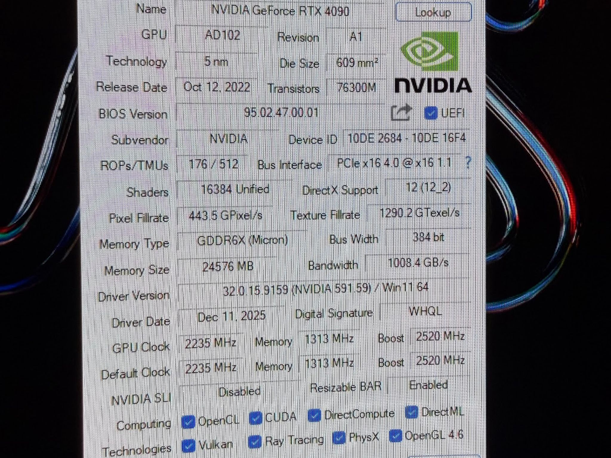 NVIDIA Founders Edition GeForce RTX 4090