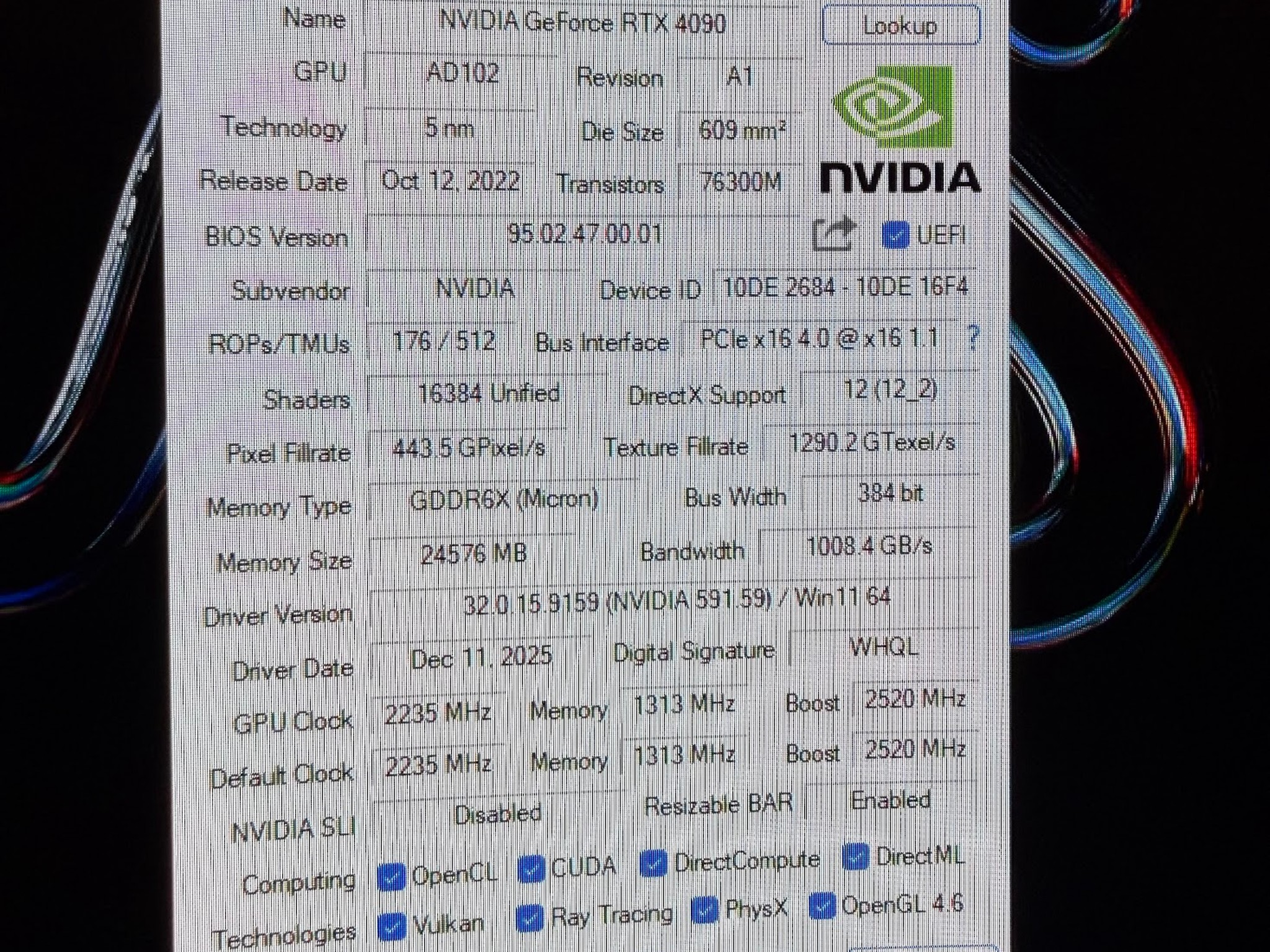 NVIDIA Founders Edition GeForce RTX 4090