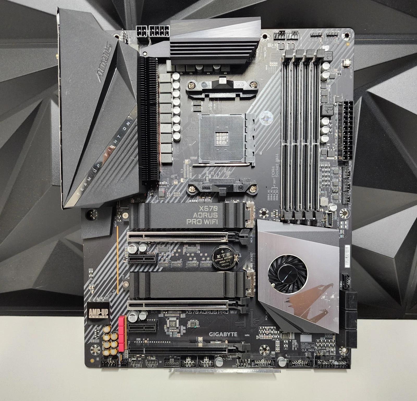 UPDATED BIOS GIGABYTE X570 AORUS PRO WIFI DDR4 RYZEN AM4 ATX MOTHERBOARD