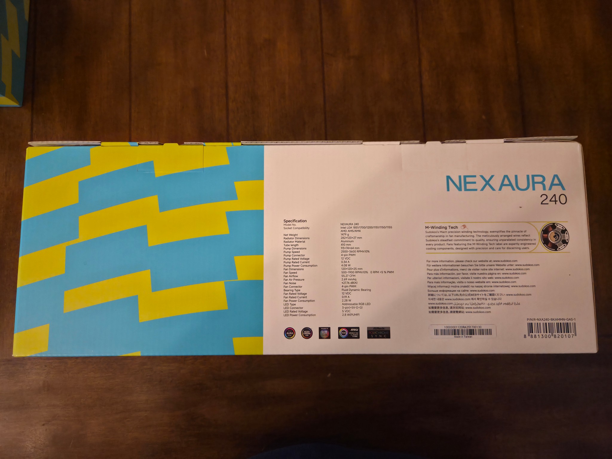 SUDOKOO NEXAURA 240 Black Liquid CPU Cooler! *$40 less than Amazon!*