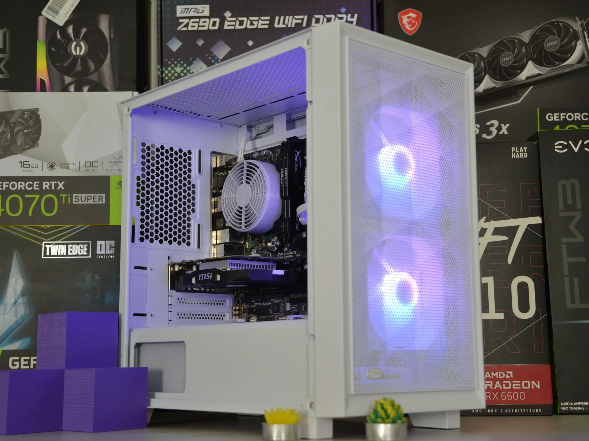 ❄️🔥| GTX 1050Ti 4GB | INTEL i5 4460 | 16GB DDR3 RAM | 256GB SSD + 1TB Hard Drive | SnowBlaze |