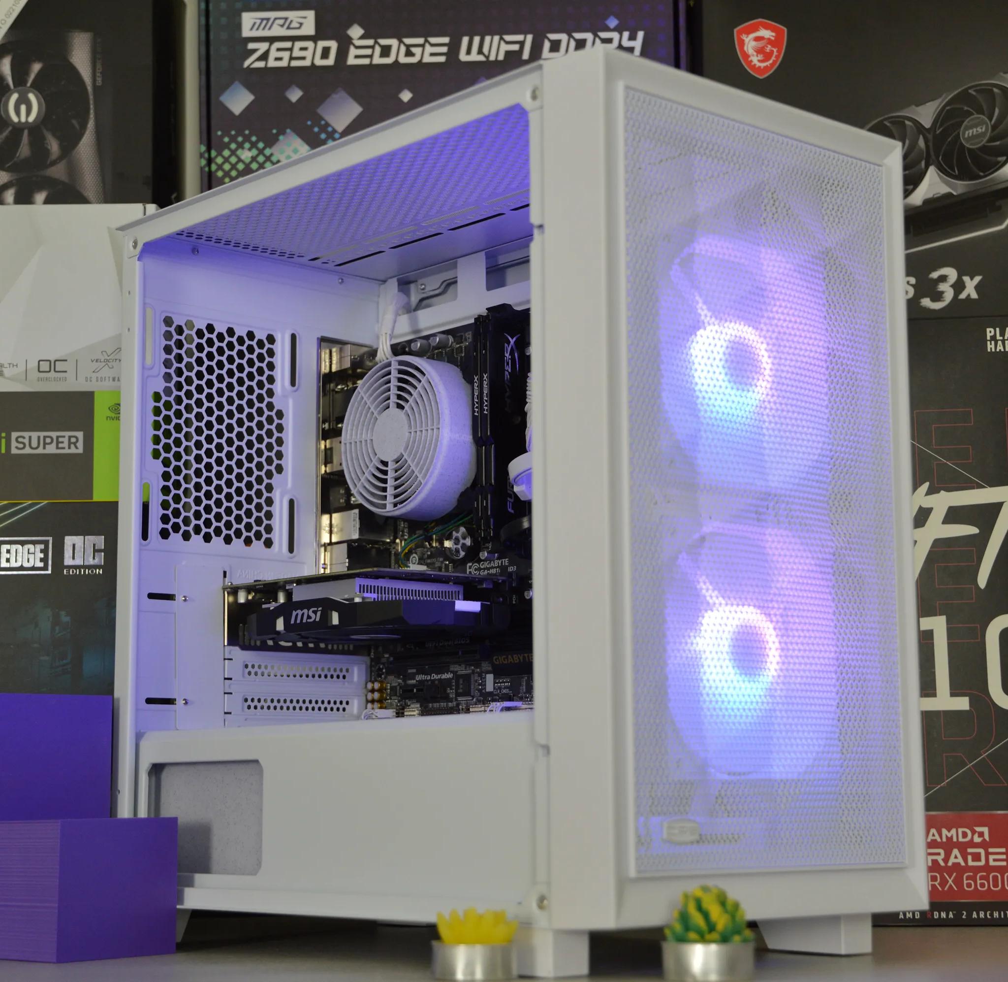 ❄️🔥| GTX 1050Ti 4GB | INTEL i5 4460 | 16GB DDR3 RAM | 256GB SSD + 1TB Hard Drive | SnowBlaze |