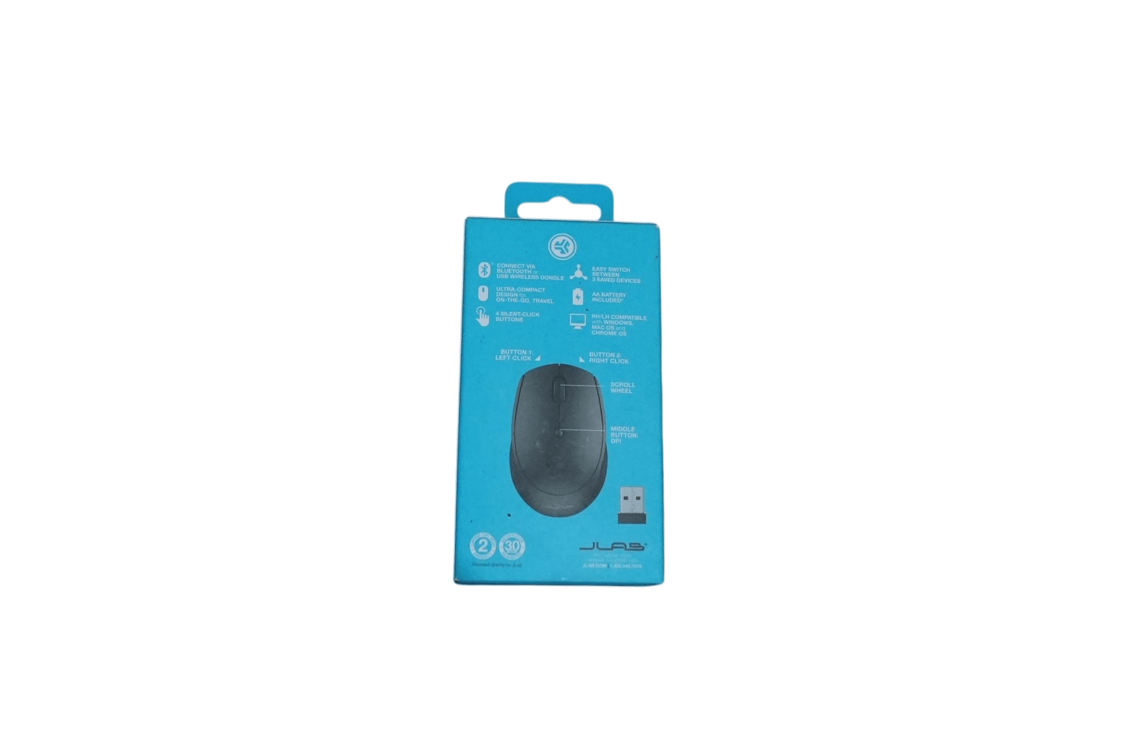 JLAB Go Mouse Multi-Device Compact Wireless Mouse FACTORY SEALED