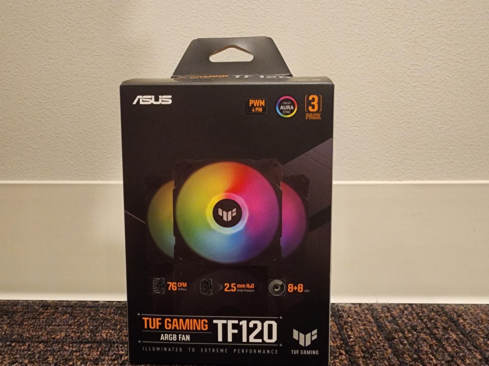 ASUS TUF Gaming TF120 120mm ARGB Fan 3 in 1