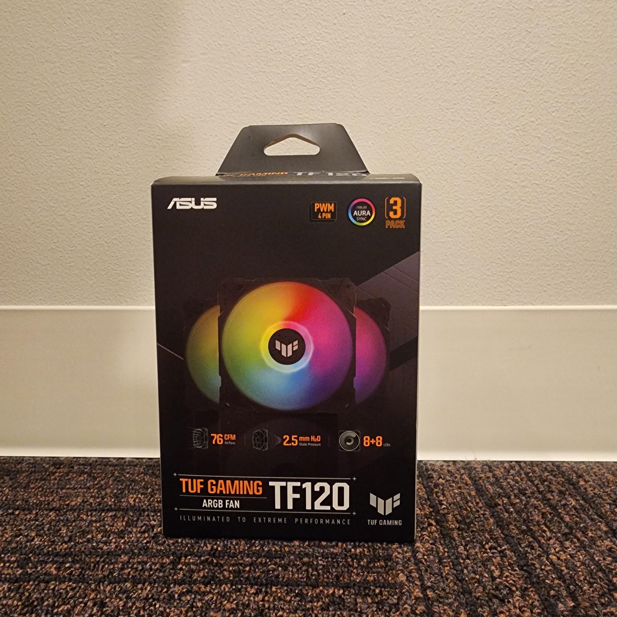 ASUS TUF Gaming TF120 120mm ARGB Fan 3 in 1