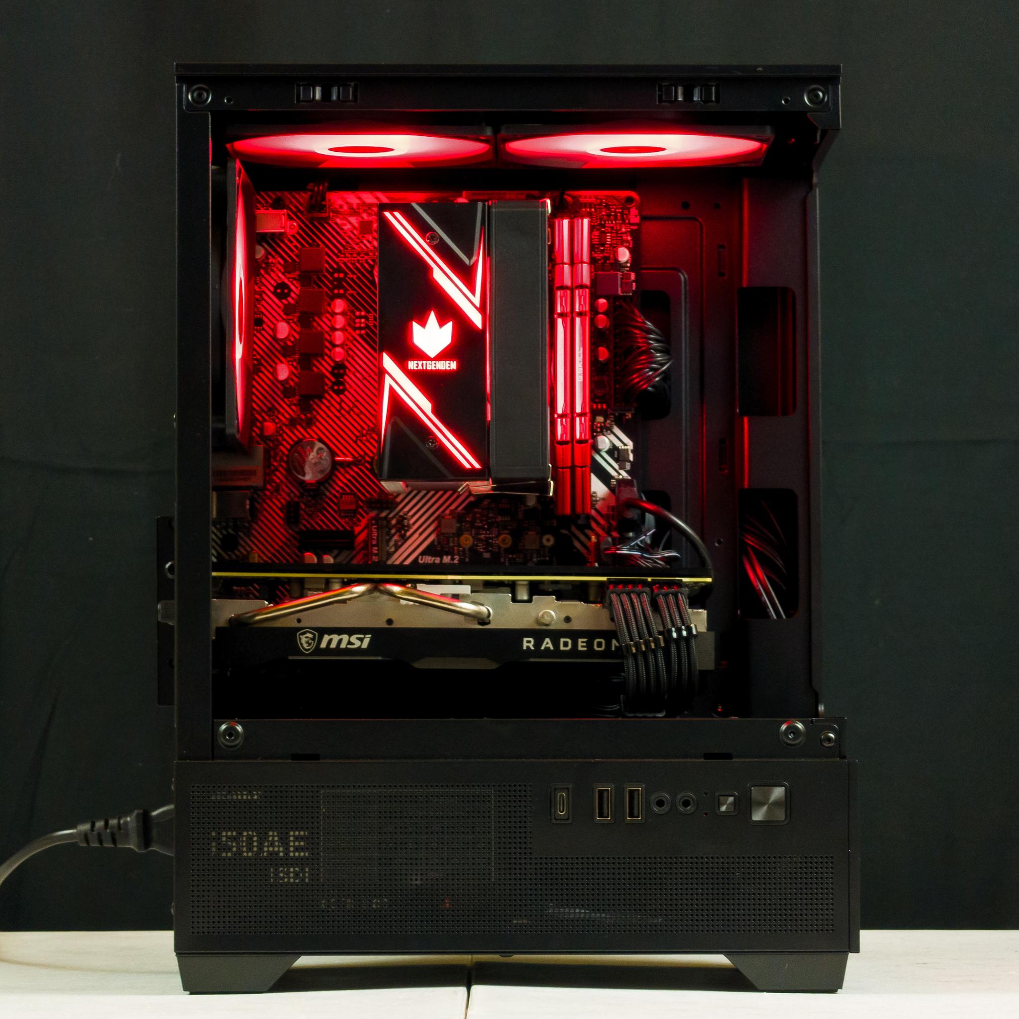 ❤️🖤 RX 5700XT / Ryzen 5 5500 / 16GB Gaming PC 🖤❤️