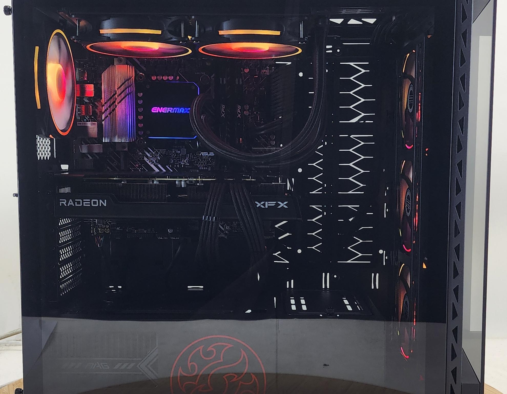 Gaming PC i5-12600KF 16GB RAM 1TB SSD RX 7600 XT 16GB Windows 11 Computer