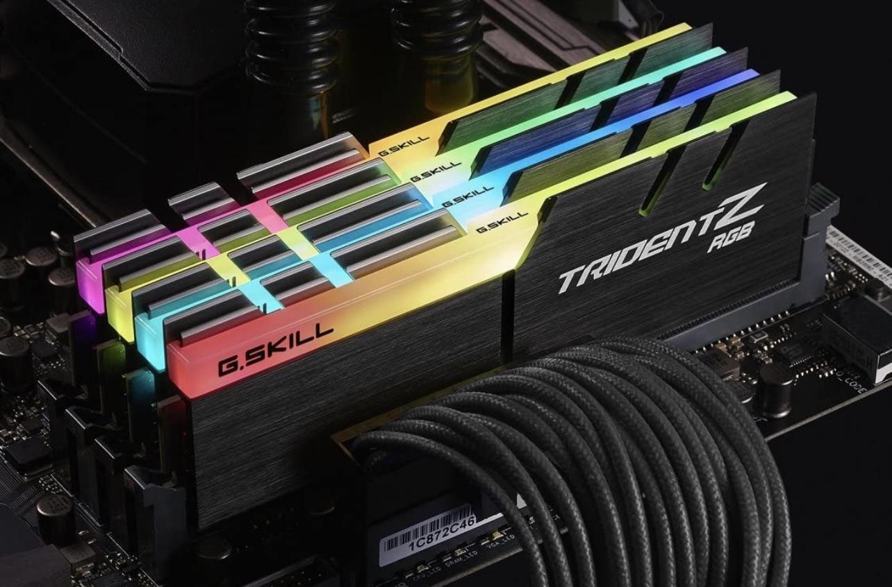 32gb gskill trident z argb 3600mhz ram