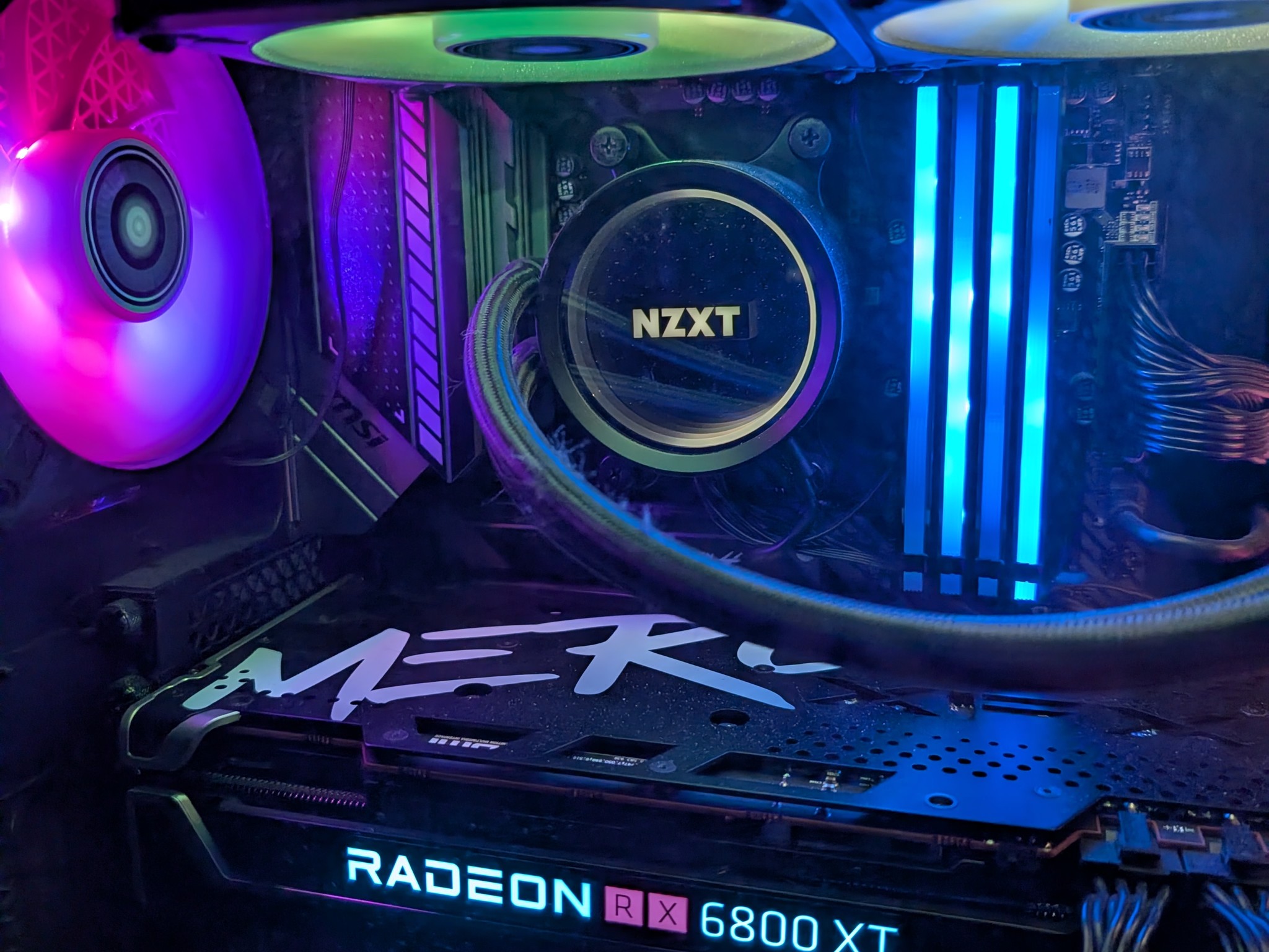 CPU | Ryzen 5800X3D ~ GPU | RX 6800XT w/ 1TB 990 Pro Custom Build