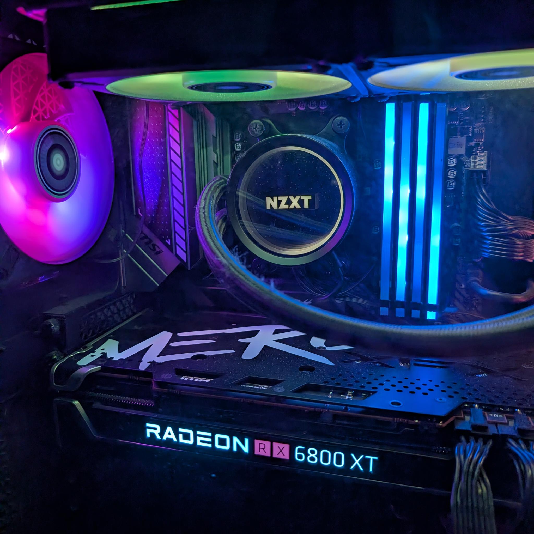 CPU | Ryzen 5800X3D ~ GPU | RX 6800XT w/ 1TB 990 Pro Custom Build