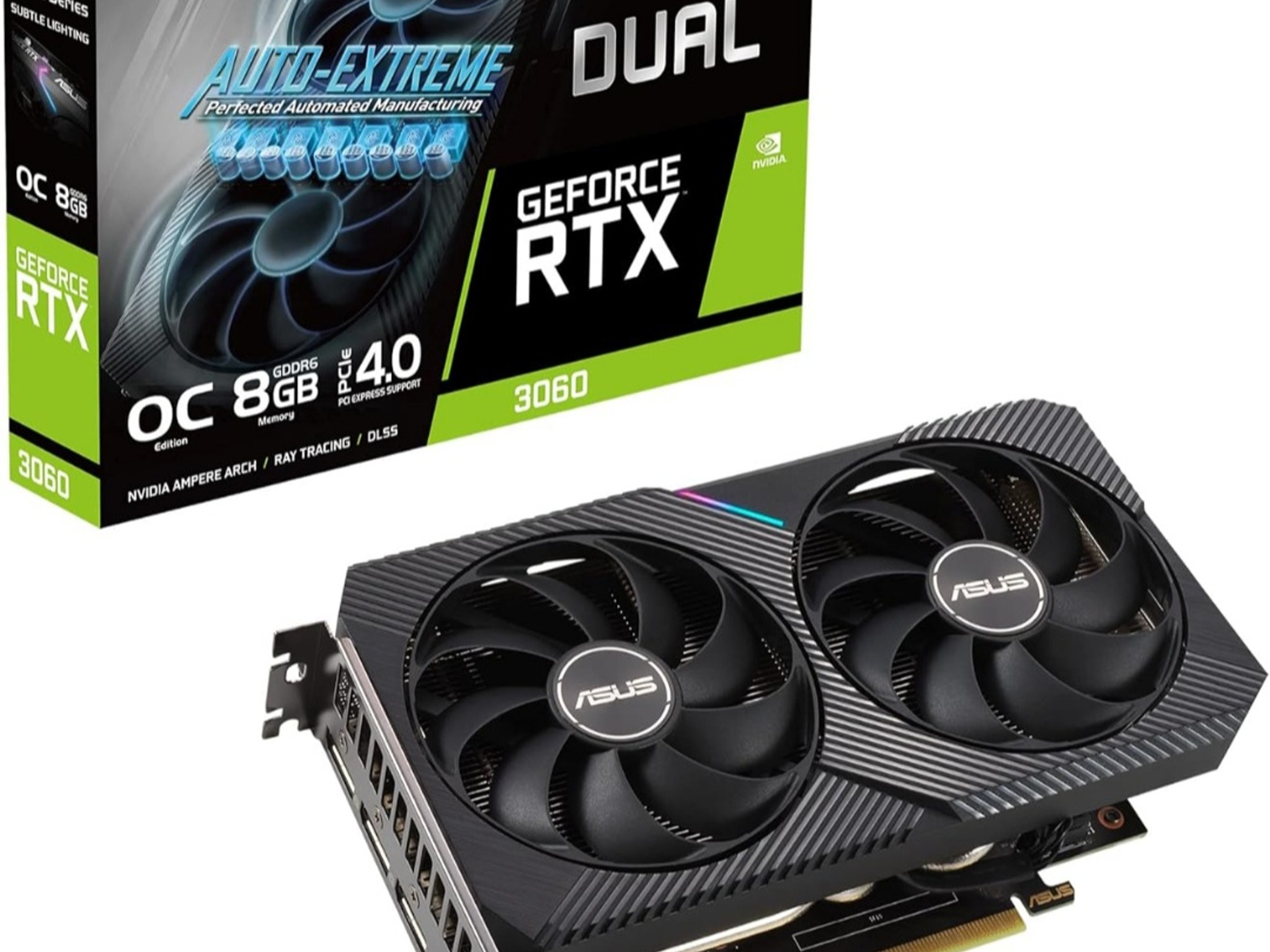 ASUS Graphics Card Dual NVIDIA GeForce RTX 3050 OC 8GB