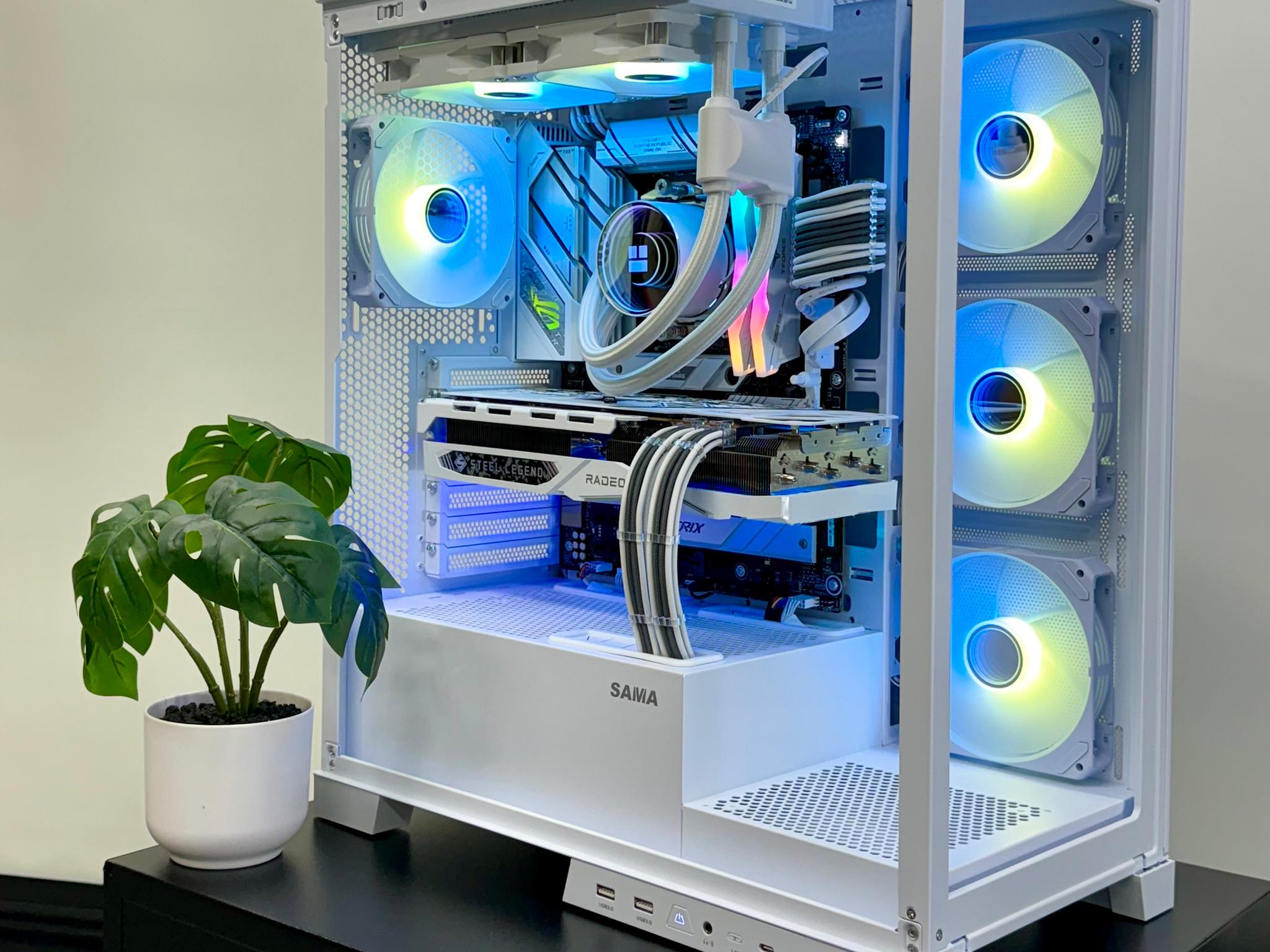 Almost Heaven 🪽 Radeon RX 7900 GRE ☀️ AMD Ryzen 7600X 🌙32GB RAM DDR5 ✨1TB m.2 📖 White Build