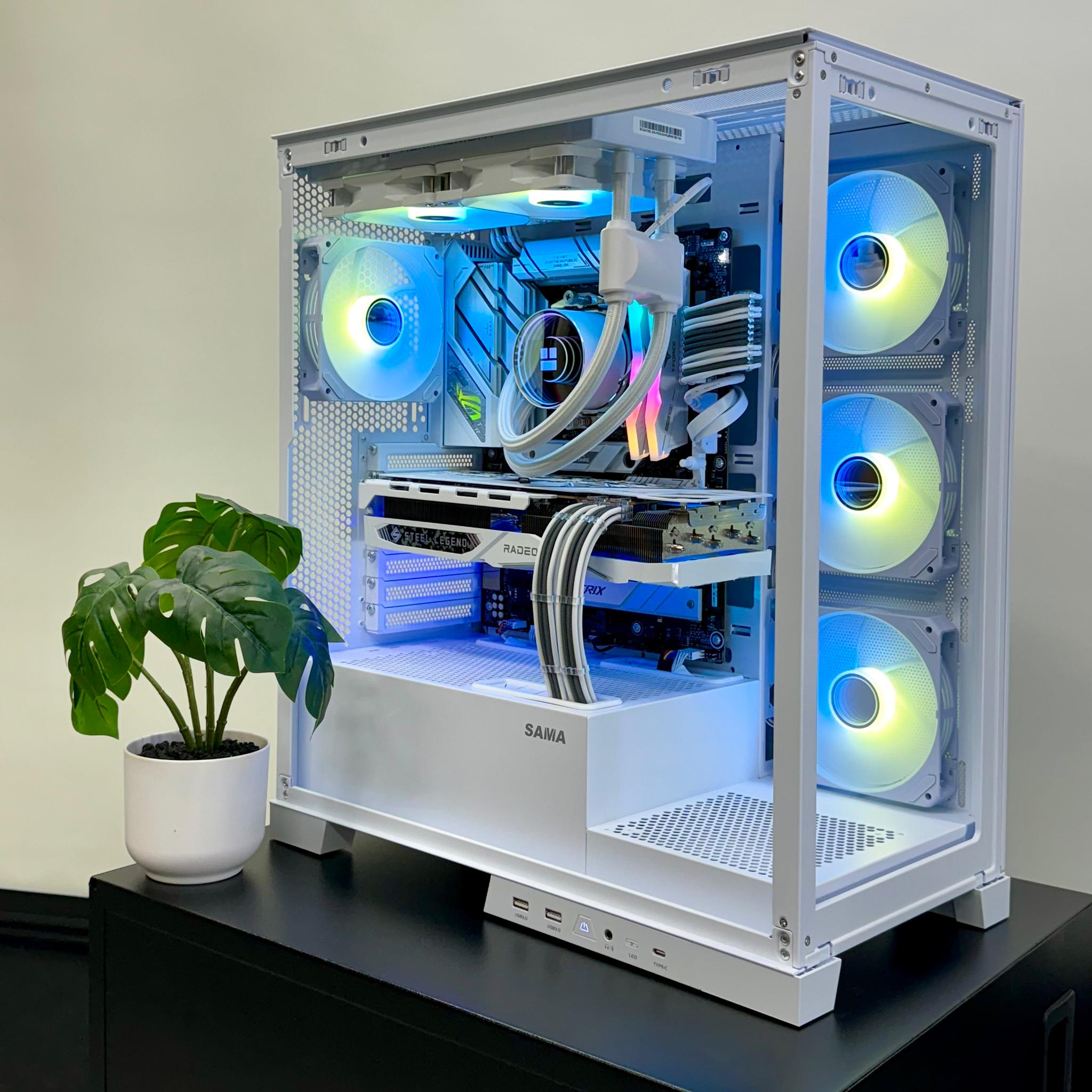 Almost Heaven 🪽 Radeon RX 7900 GRE ☀️ AMD Ryzen 7600X 🌙32GB RAM DDR5 ✨1TB m.2 📖 White Build