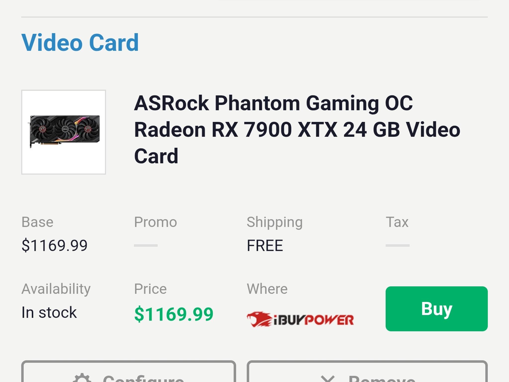 As rock Radeon rx 7900 xtx