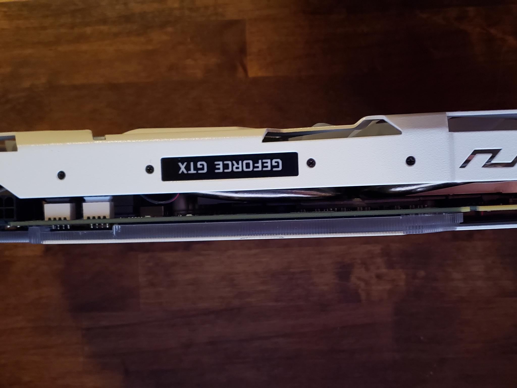 GALAX GTX 1070 Ti EX-SNPR White graphics card