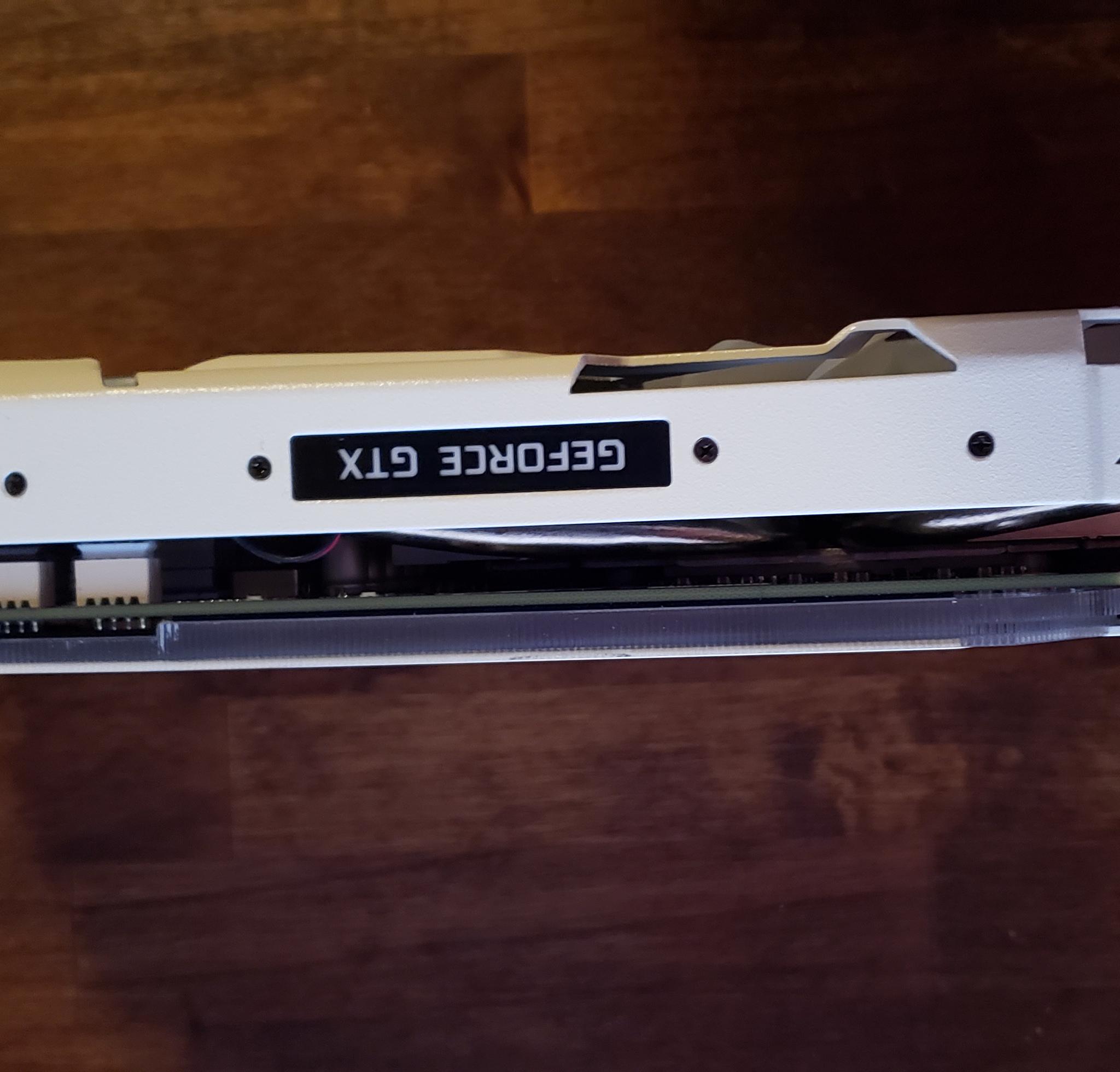 GALAX GTX 1070 Ti EX-SNPR White graphics card