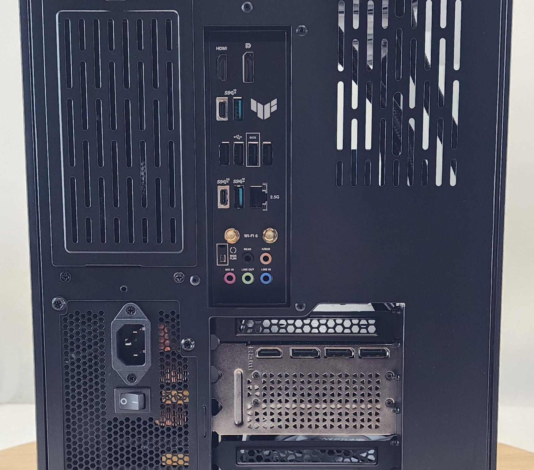 Gaming PC Ryzen 7 9850X3D 32GB RAM 2TB SSD RTX 4070 Ti SUPER 16GB Win11 Computer
