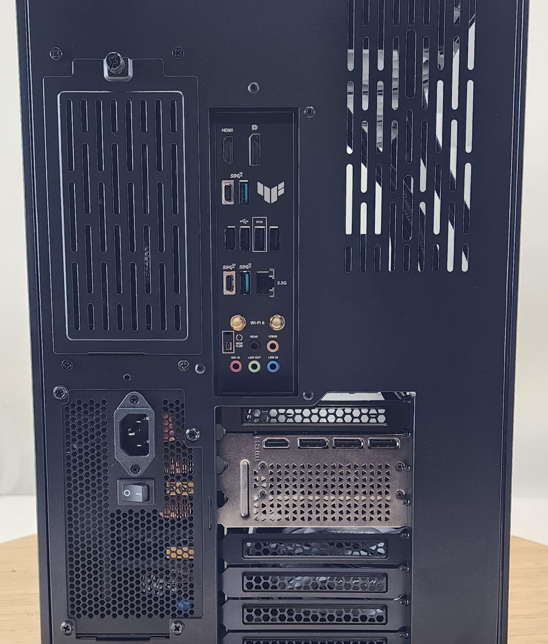 Gaming PC Ryzen 7 9850X3D 32GB RAM 2TB SSD RTX 4070 Ti SUPER 16GB Win11 Computer