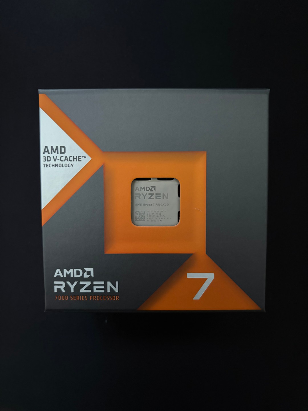 AMD Ryzen 7 7800X3D 8-Core, 16-Thread Zen4 AM5 Desktop Processor