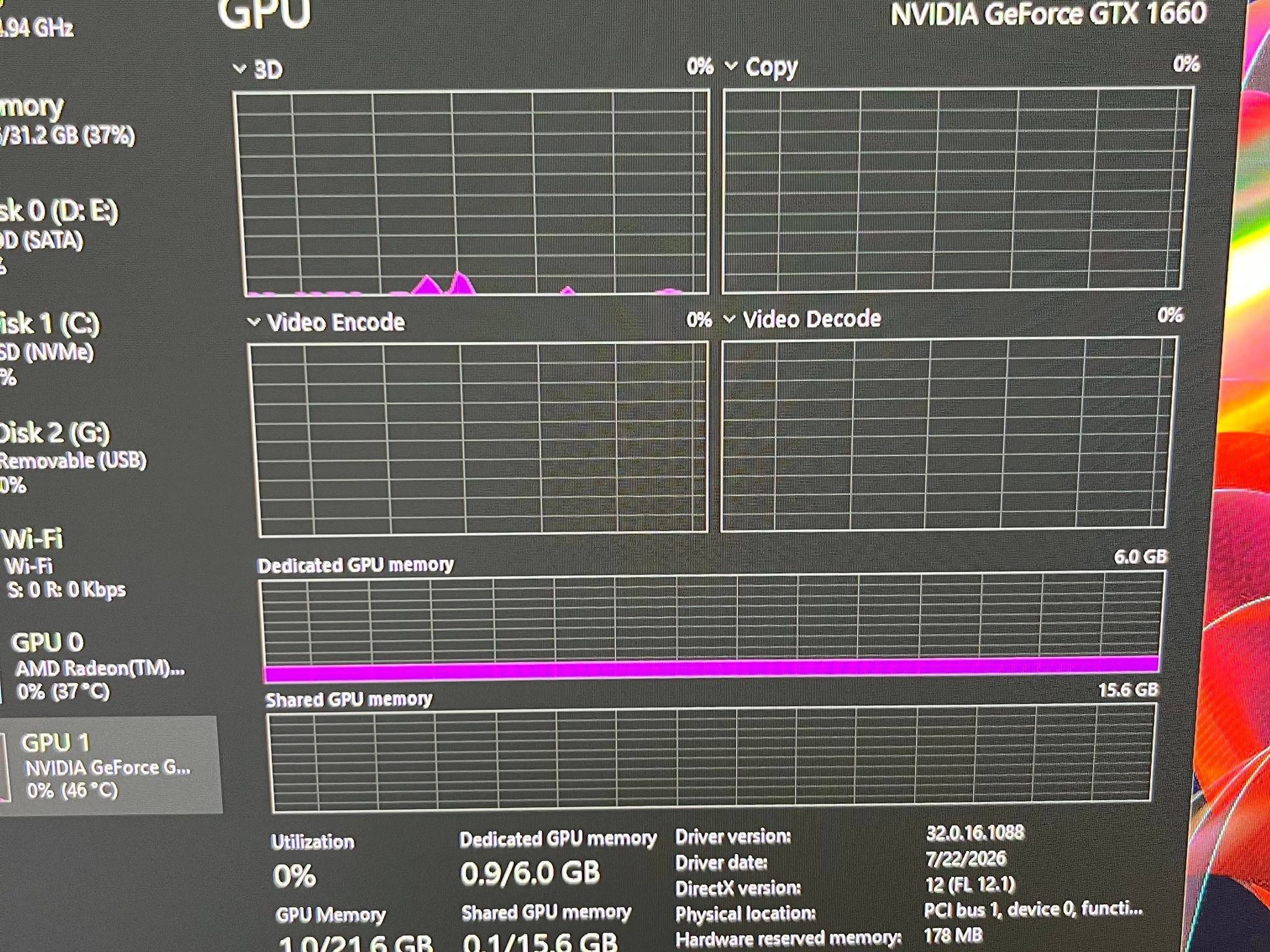 Ryzen 5 7600x, 32 GB DDR5 6000mhz CL36, GeForce 1660 Gaming X Build