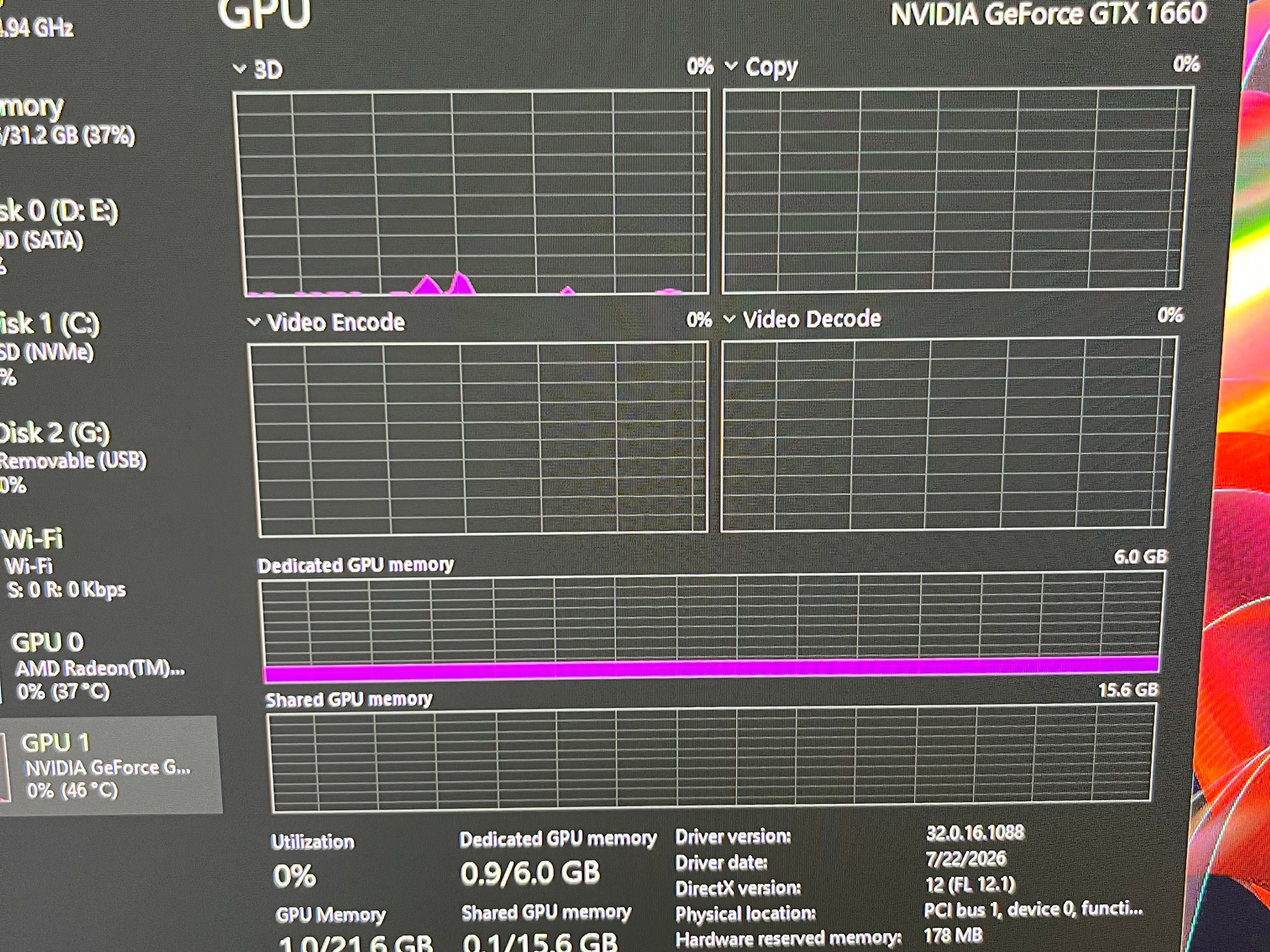 Ryzen 5 7600x, 32 GB DDR5 6000mhz CL38, GeForce 1660 Gaming X Build