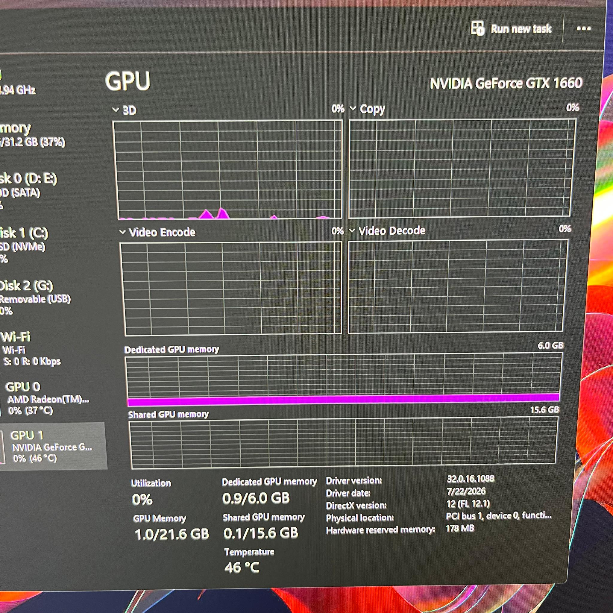 Ryzen 5 7600x, 32 GB DDR5 6000mhz CL38, GeForce 1660 Gaming X Build