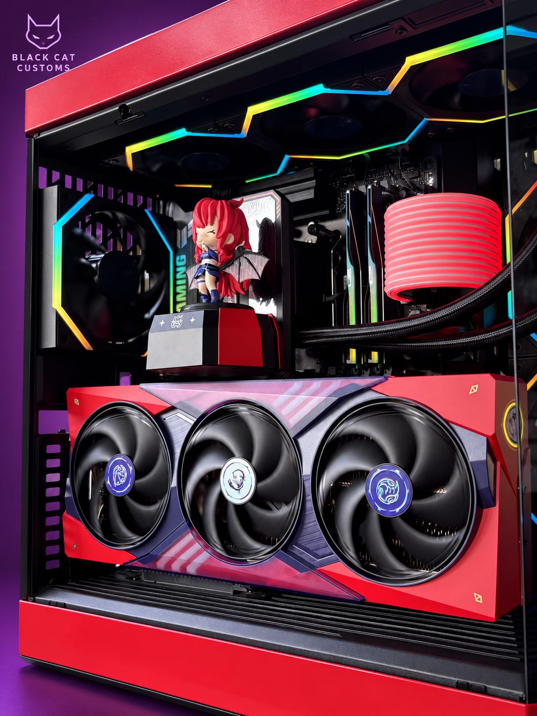 Black Cat Customs Nocturne | Ryzen 7 9800X3D | RTX 5070 Ti MSI MLG | 32GB DDR5 | 2TB Gen5 NVME