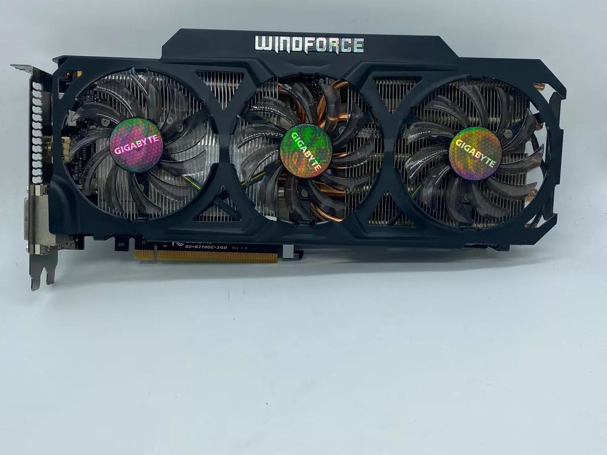 GIGABYTE Windforce GeForce GTX 770 2GB GDDR5 Graphics Card - DisplayPort, HDMI, DVI