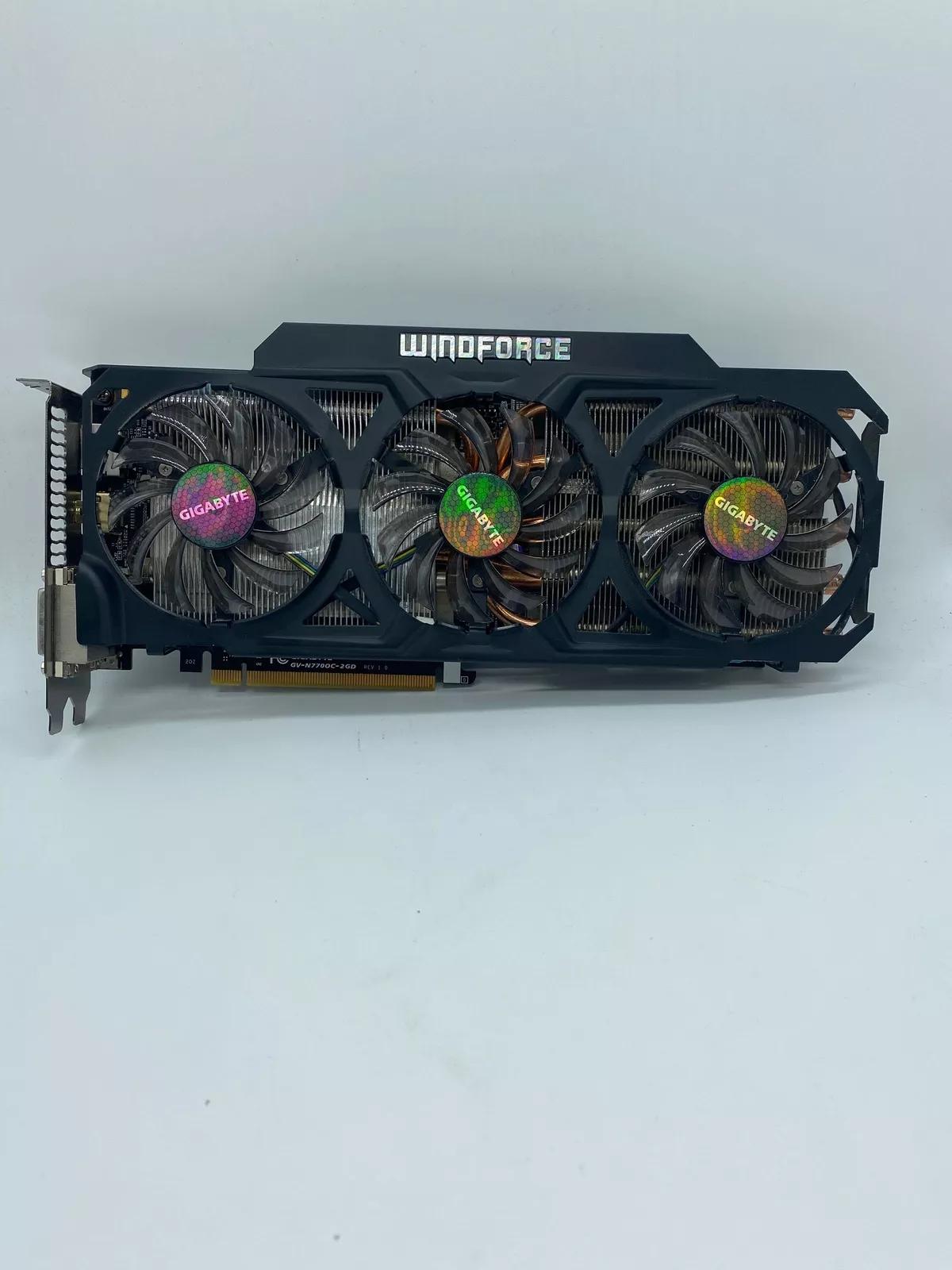 GIGABYTE Windforce GeForce GTX 770 2GB GDDR5 Graphics Card - DisplayPort, HDMI, DVI