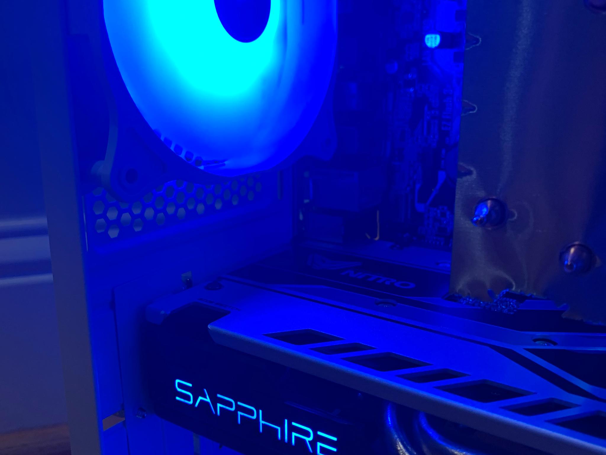 RX 580 8GB RYZEN 5 1600X FORTNITE READY WHITE CUSTOM 16GB RAM 1000GB SSD ARGB LIGHTING WINDOWS 10