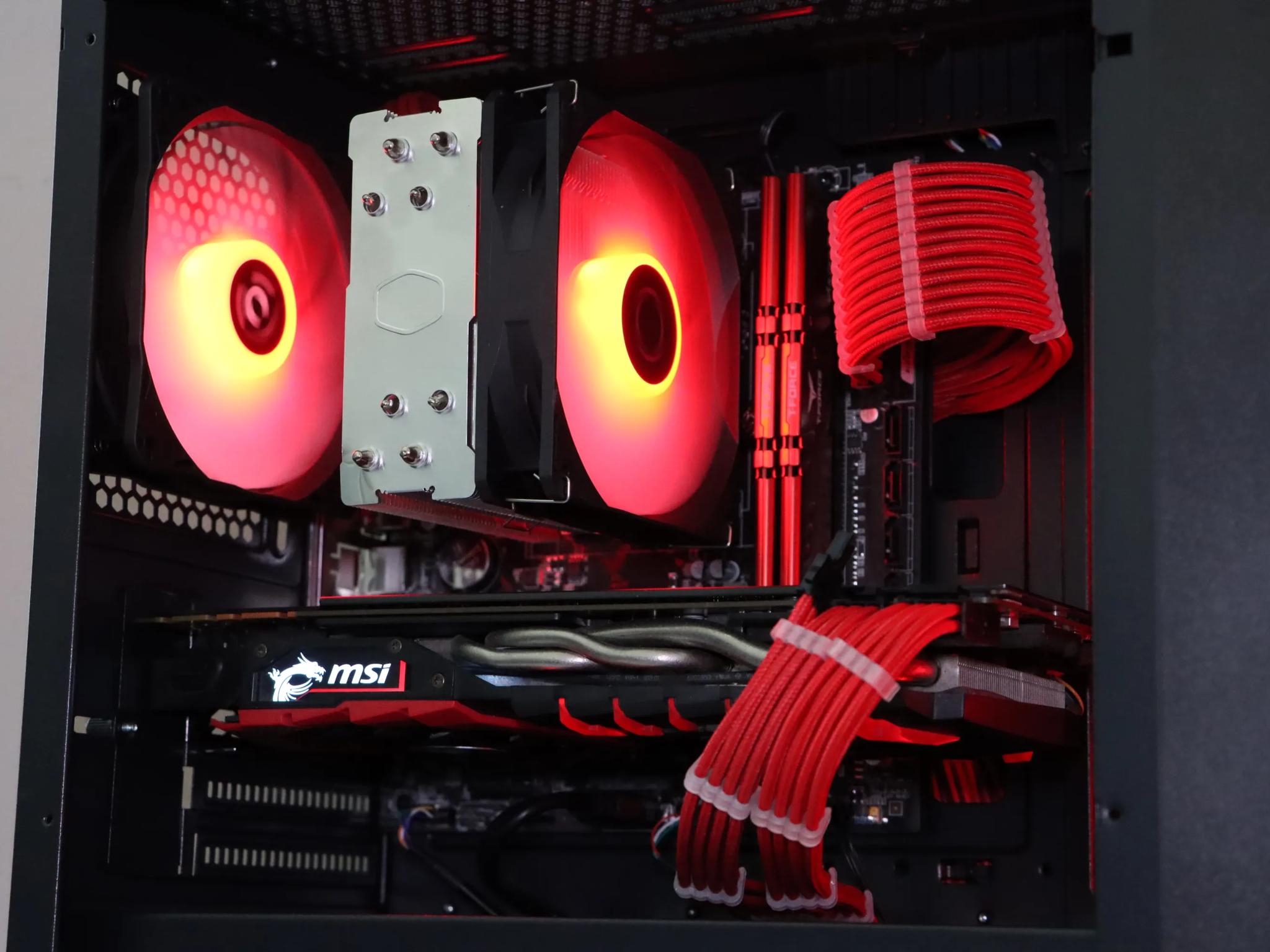 🔥RED RGB GAMING PC | GTX 1070 | Ryzen 5 | 512gb NVME SSD | 16gb Ram🔥