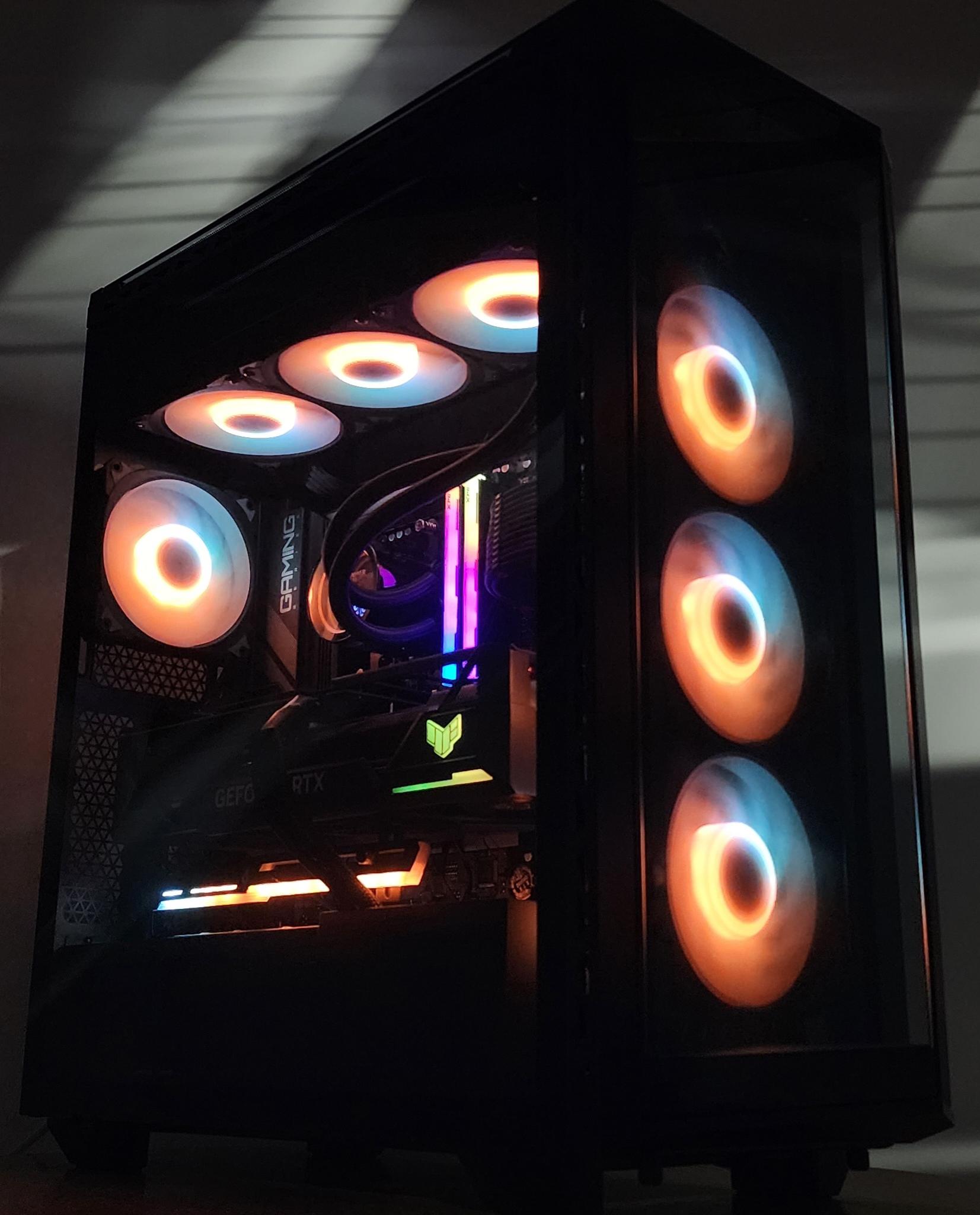 Gaming PC Ryzen 7 7800X3D 32GB RAM 2TB SSD RTX 4080 16GB Windows 11 Computer