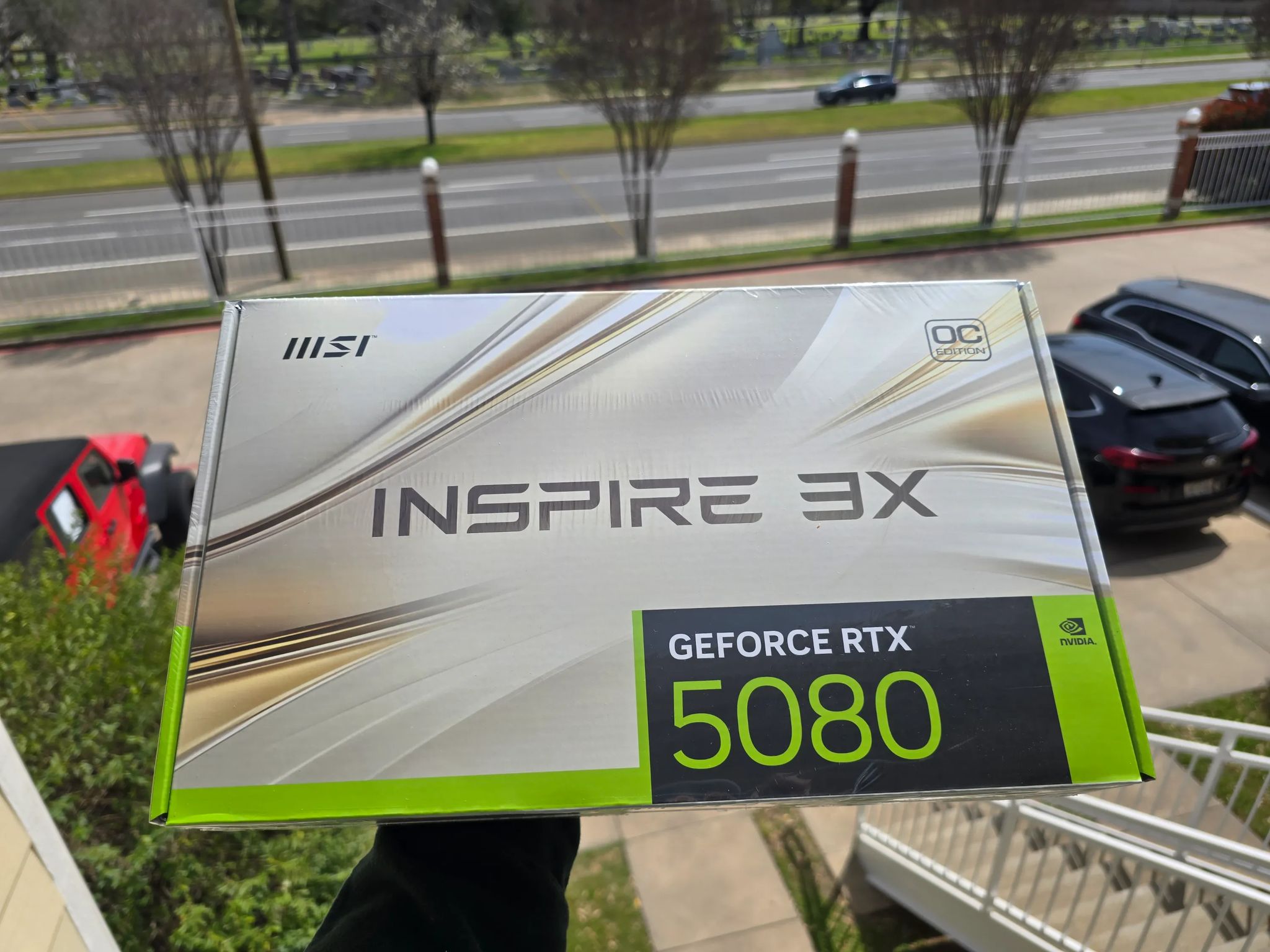 MSI Geforce NVIDIA RTX 5080 INSPIRE 3X OC 16GB Graphics Card USA Ship