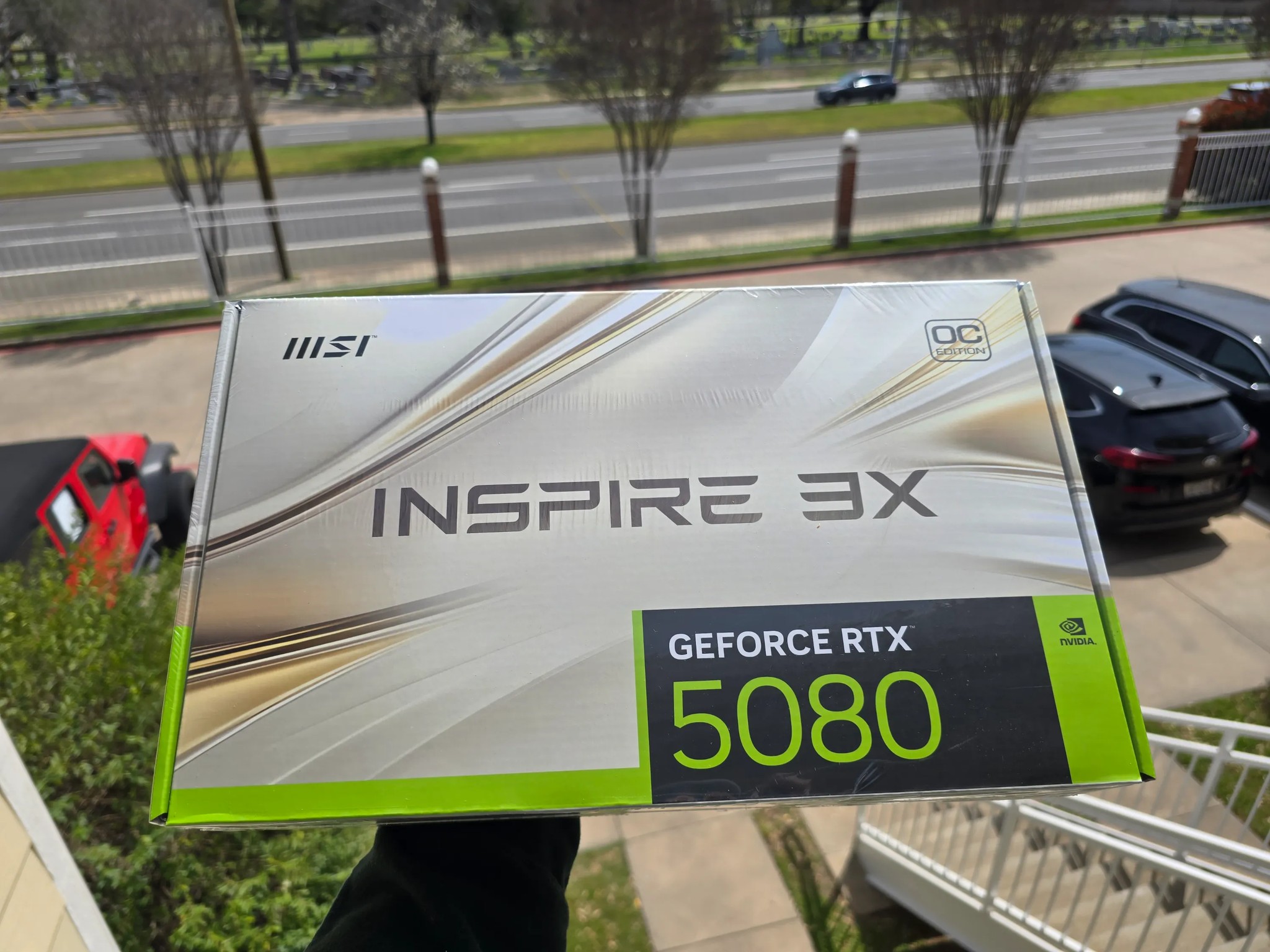 MSI Geforce NVIDIA RTX 5080 INSPIRE 3X OC 16GB Graphics Card USA Ship