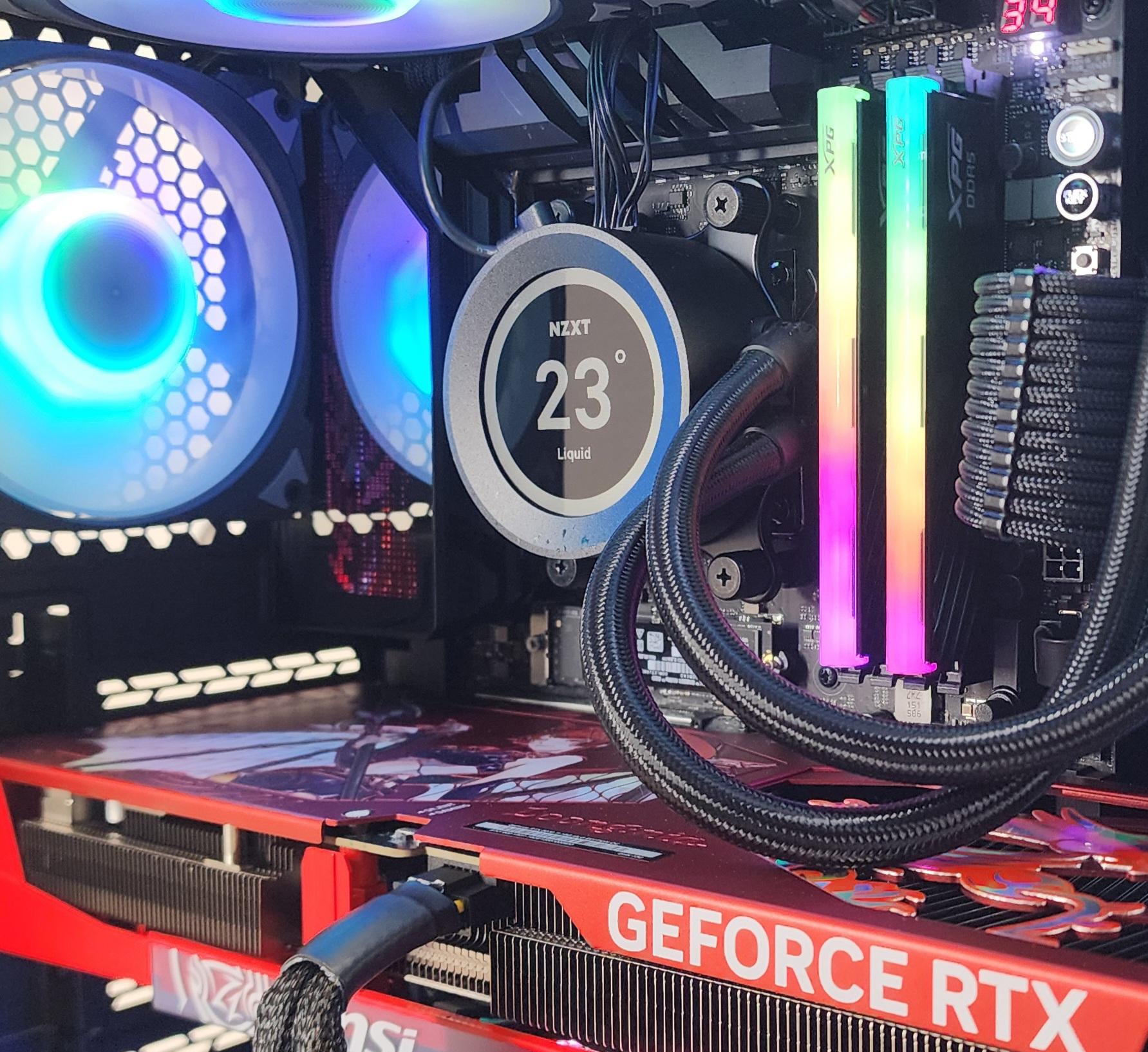 Gaming PC Ryzen 7 9700X 32GB RAM 1TB SSD RTX 5070 Ti 16GB Windows 11 Computer