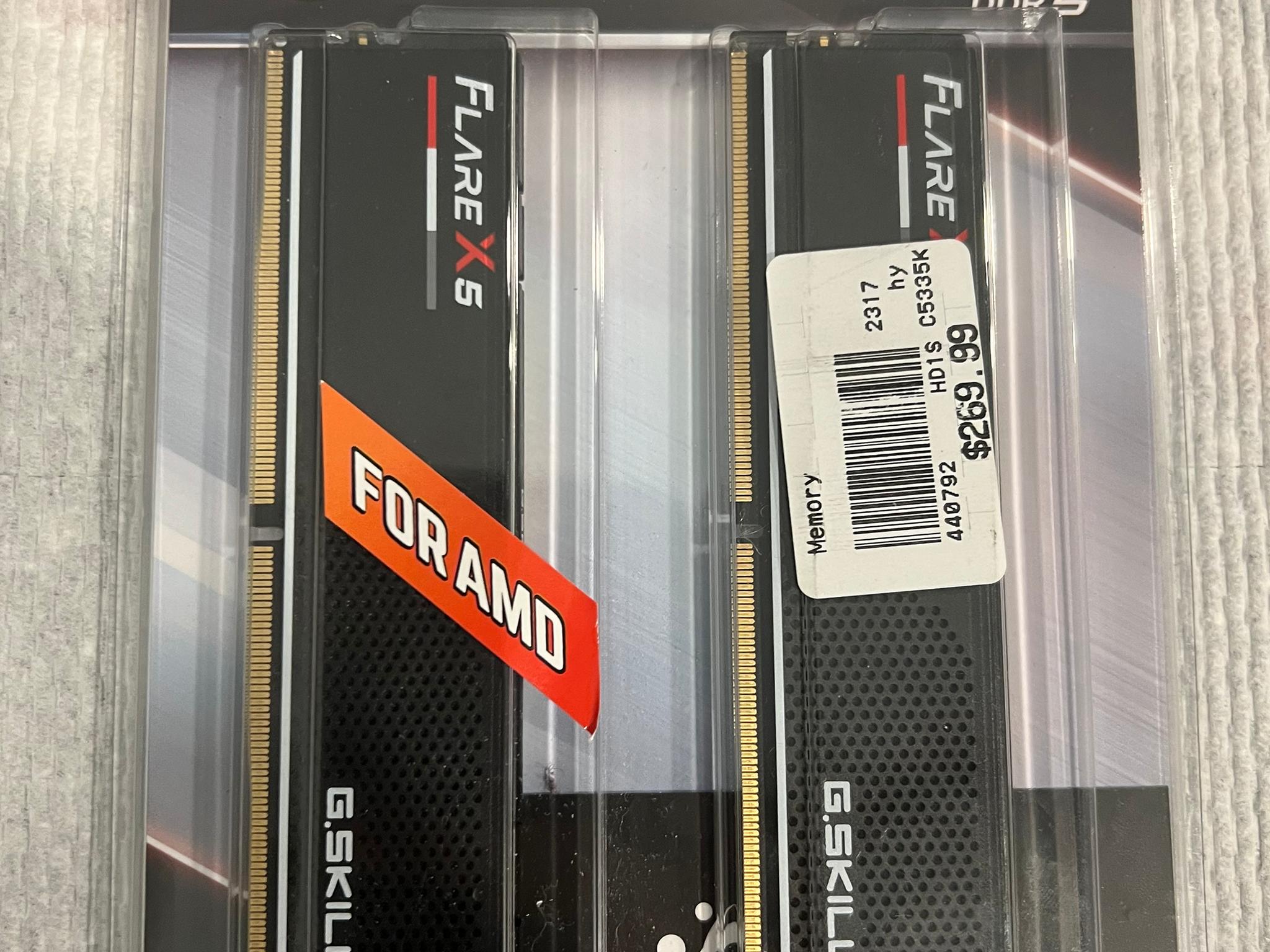 Used like new 32gb cl36 DDR5 G.SKILL flare kit