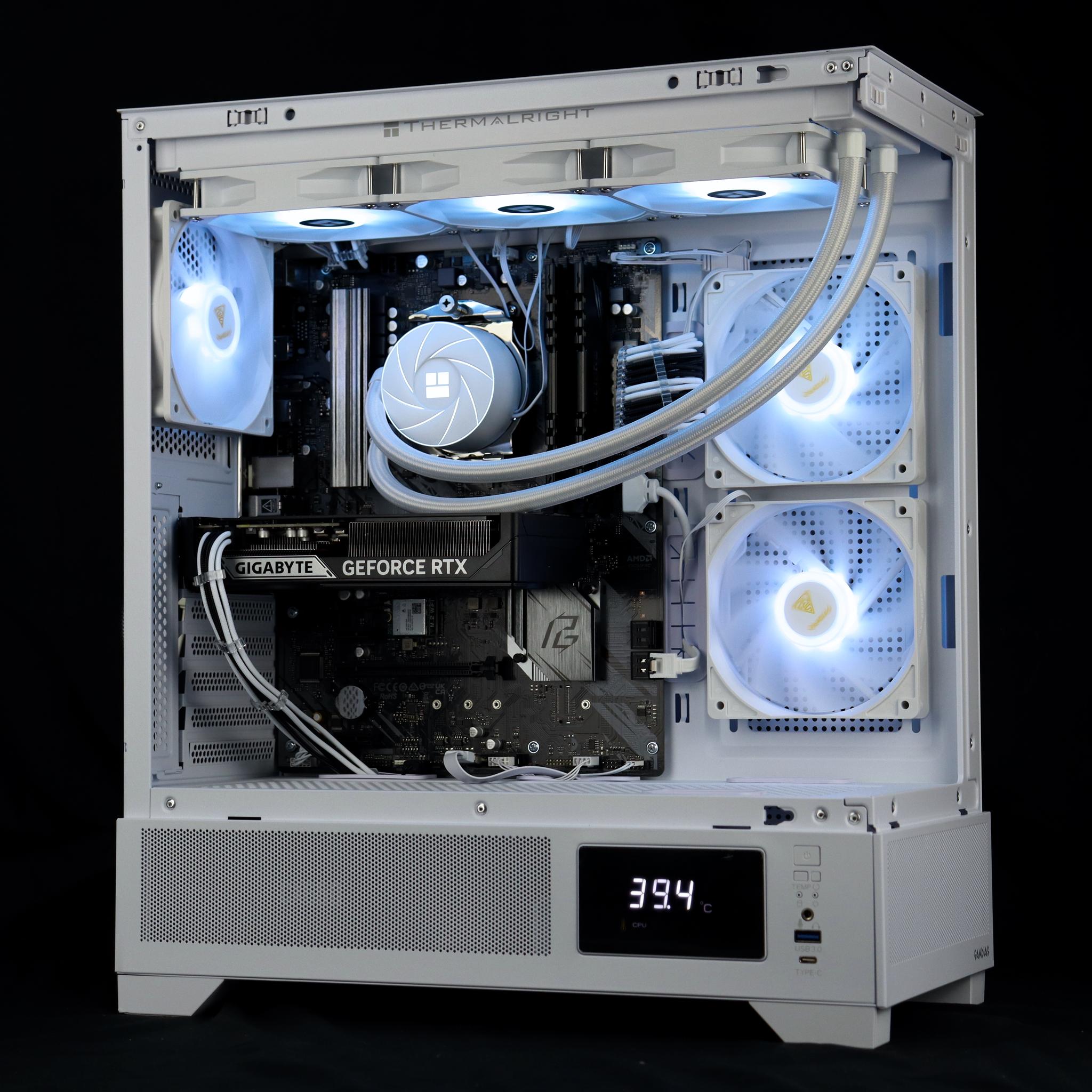 🧊❄️🧊 White Gaming PC – RTX 5060 TI, Ryzen 7 5800XT, 32GB RAM, 1TB SSD - WiFi 🧊❄️🧊