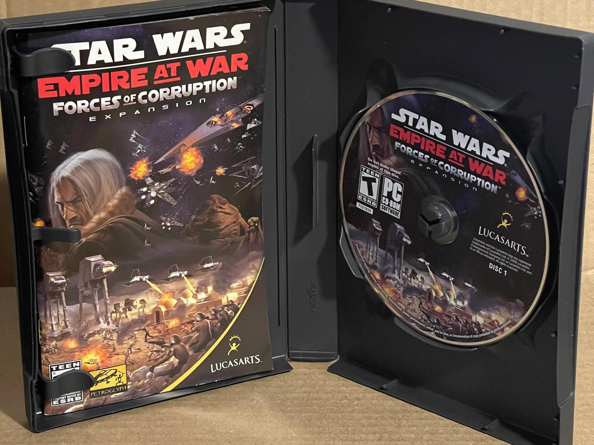 Star Wars Empire At War & Forces of Corruption Expansion Bundle
