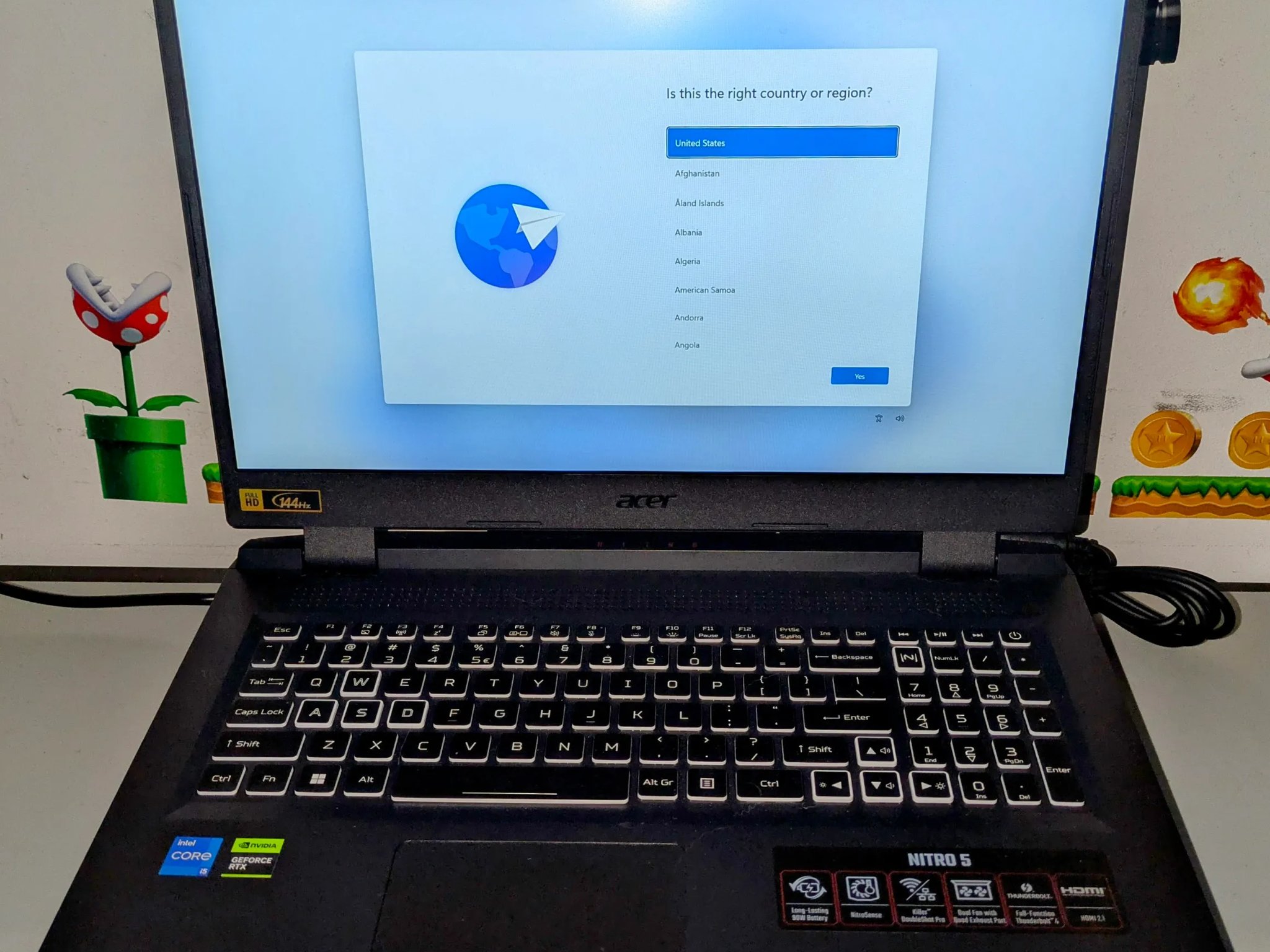 17.3" Acer Nitro 5 RTX 4050 Gaming Laptop (AN517-55-558P)