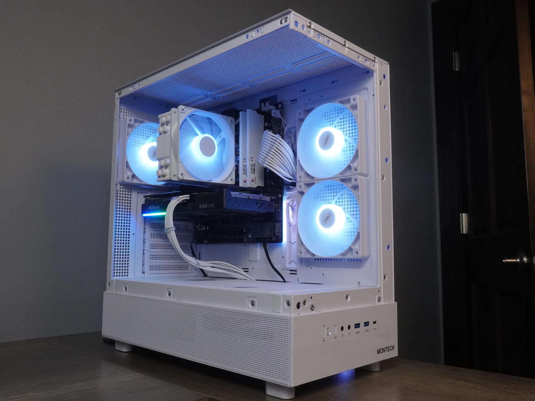 🤍AESTHETIC🤍 INTEL 1440P 💙ARC B570 10GB💙 💙i5 12400f💙 32GB RAM, 1TB NVME, WIFI, WINDOWS ACTIVATED